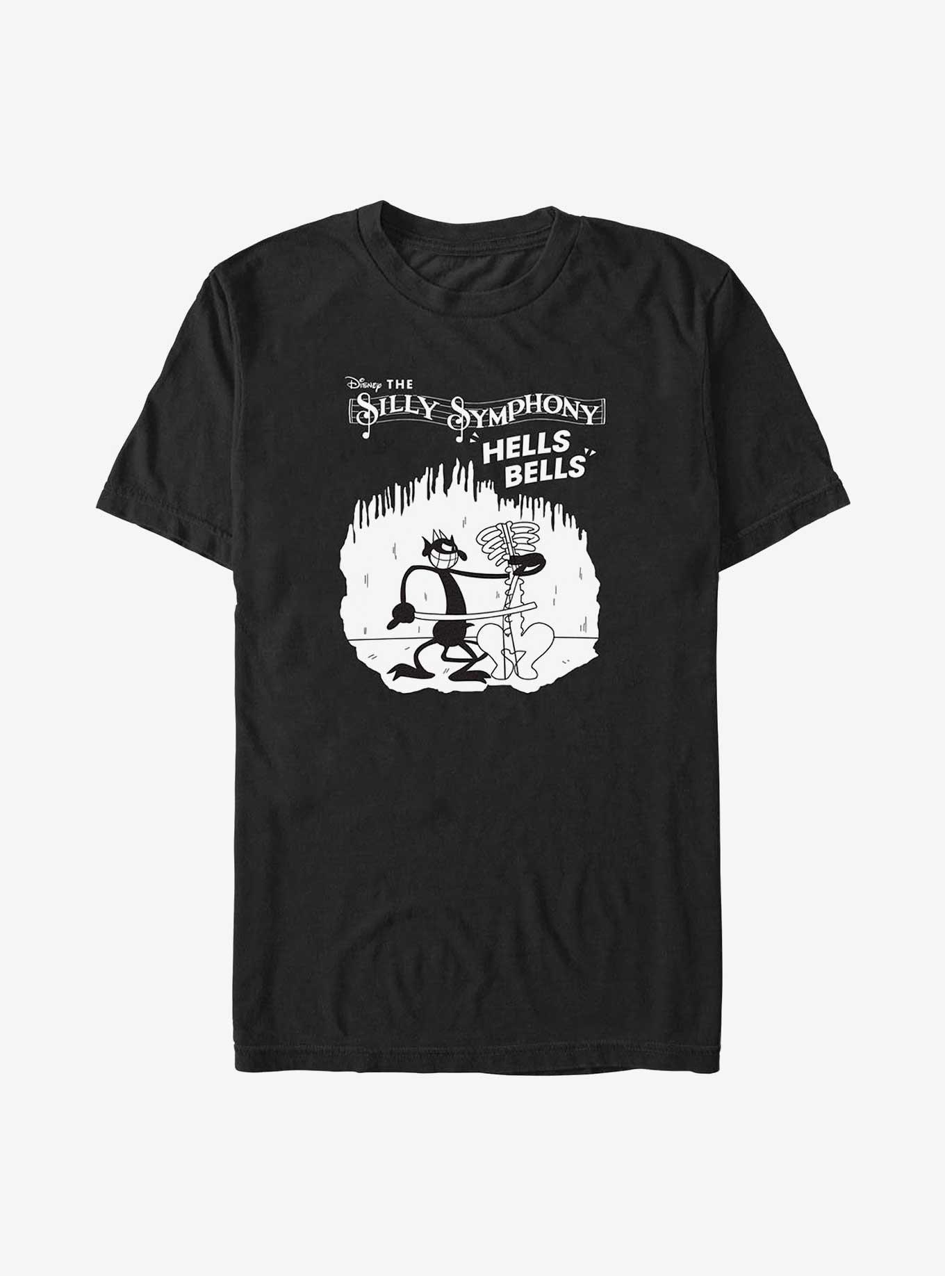 Disney The Silly Symphony Hells Bells Cello Big & Tall T-Shirt, BLACK, hi-res