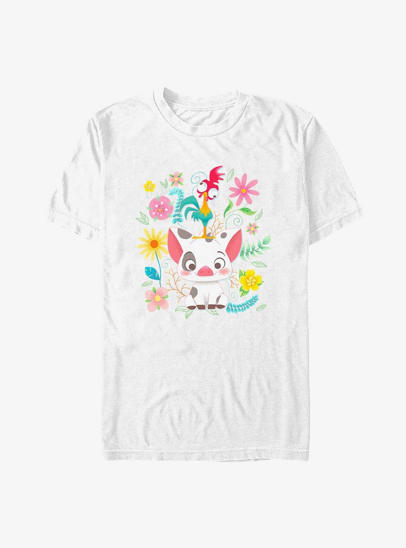 Disney Moana Floral Scatter Big & Tall T-Shirt, , hi-res