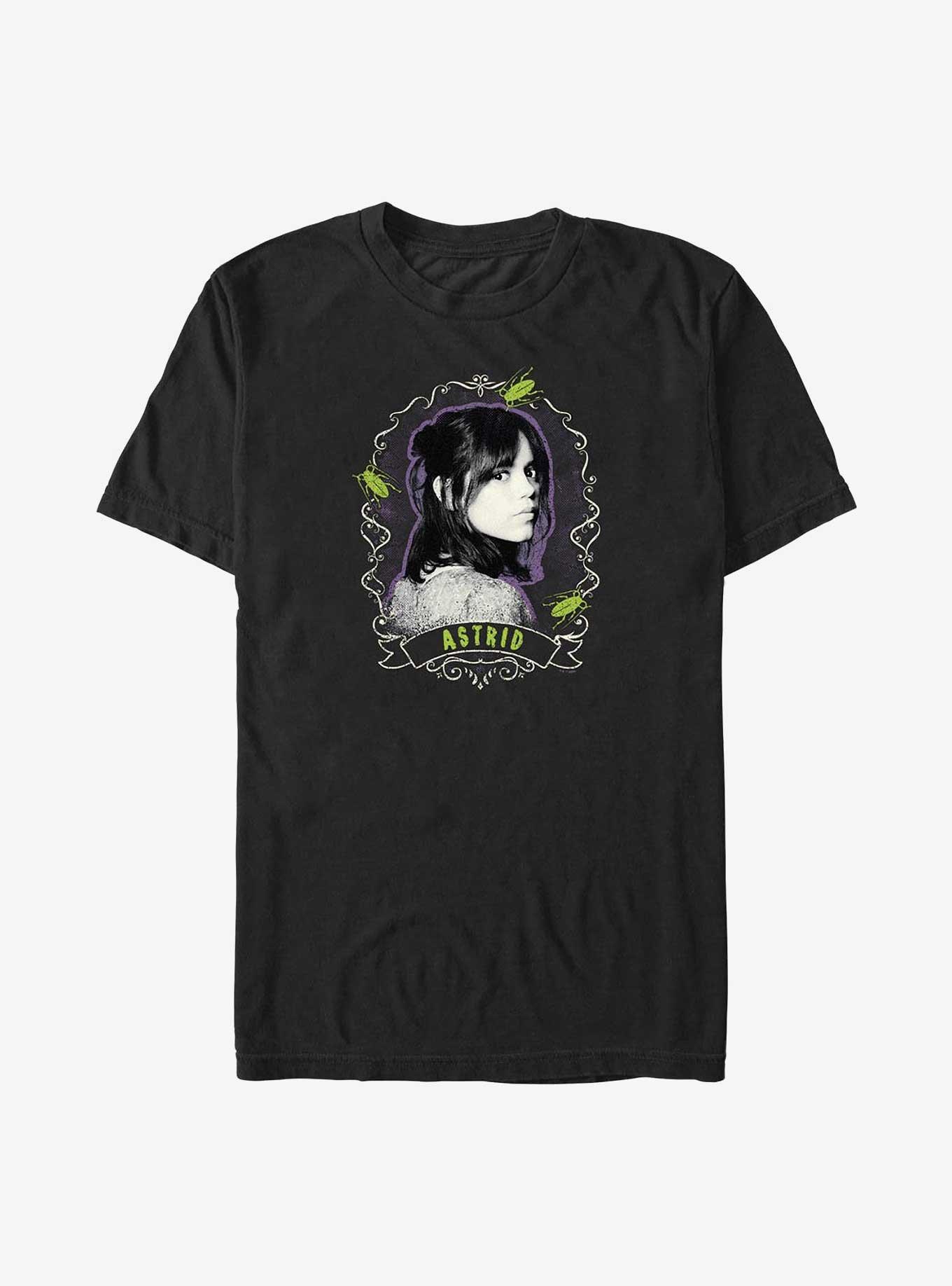 Beetlejuice Beetlejuice Astrid Frame Big & Tall T-Shirt, BLACK, hi-res