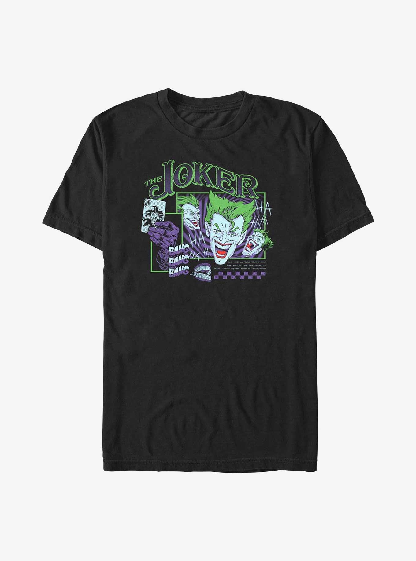 DC Comics Batman Joker Trip Big & Tall T-Shirt, BLACK, hi-res