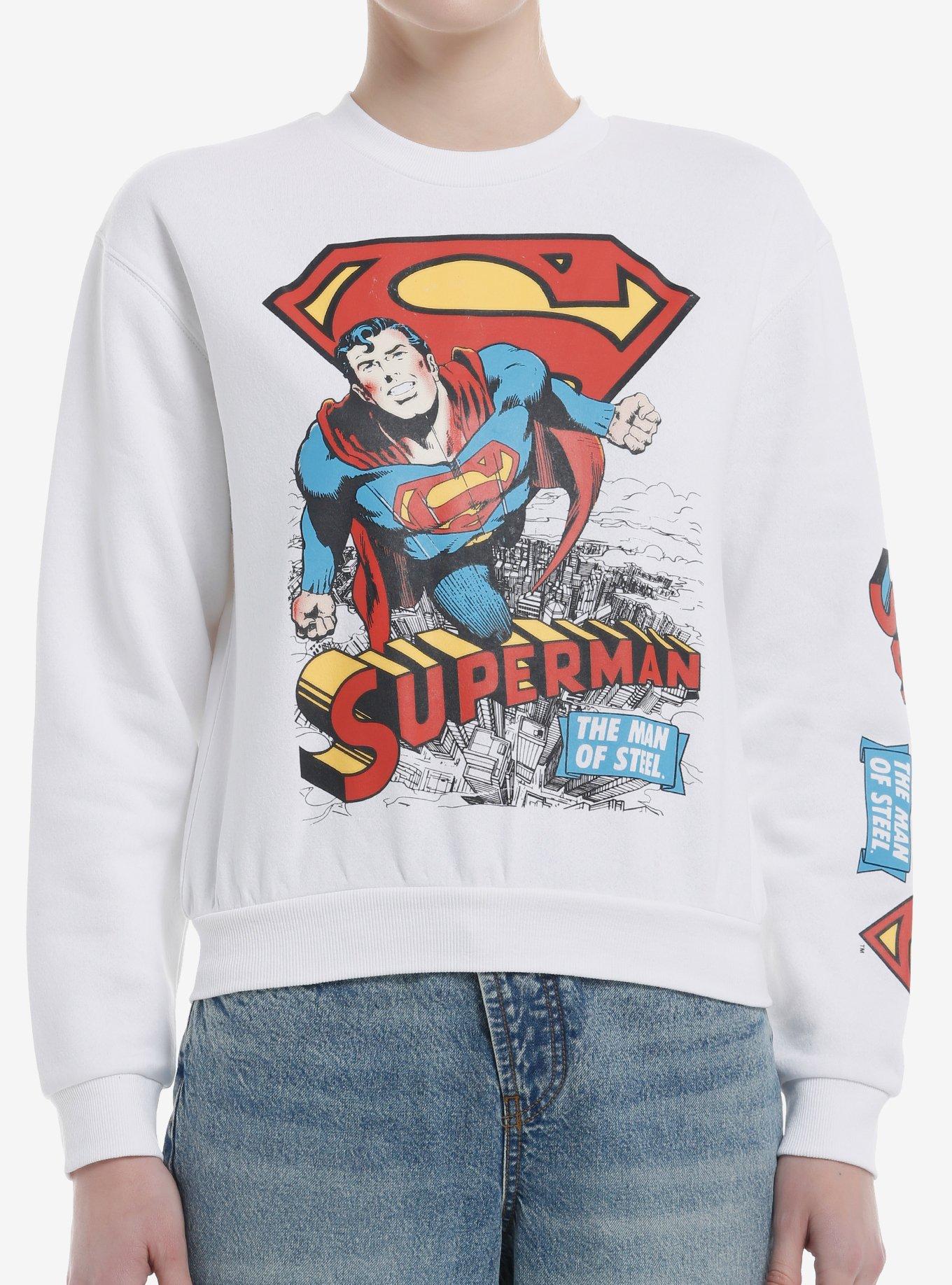 DC Comics Superman Girls Oversized Sweater, , hi-res