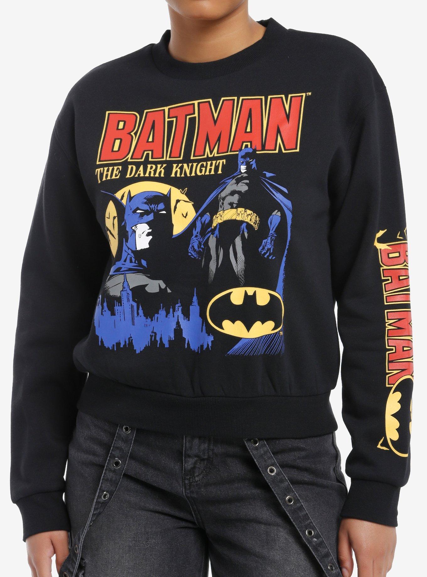 DC Comics Batman The Dark Knight Comic Girls Sweatshirt, , hi-res