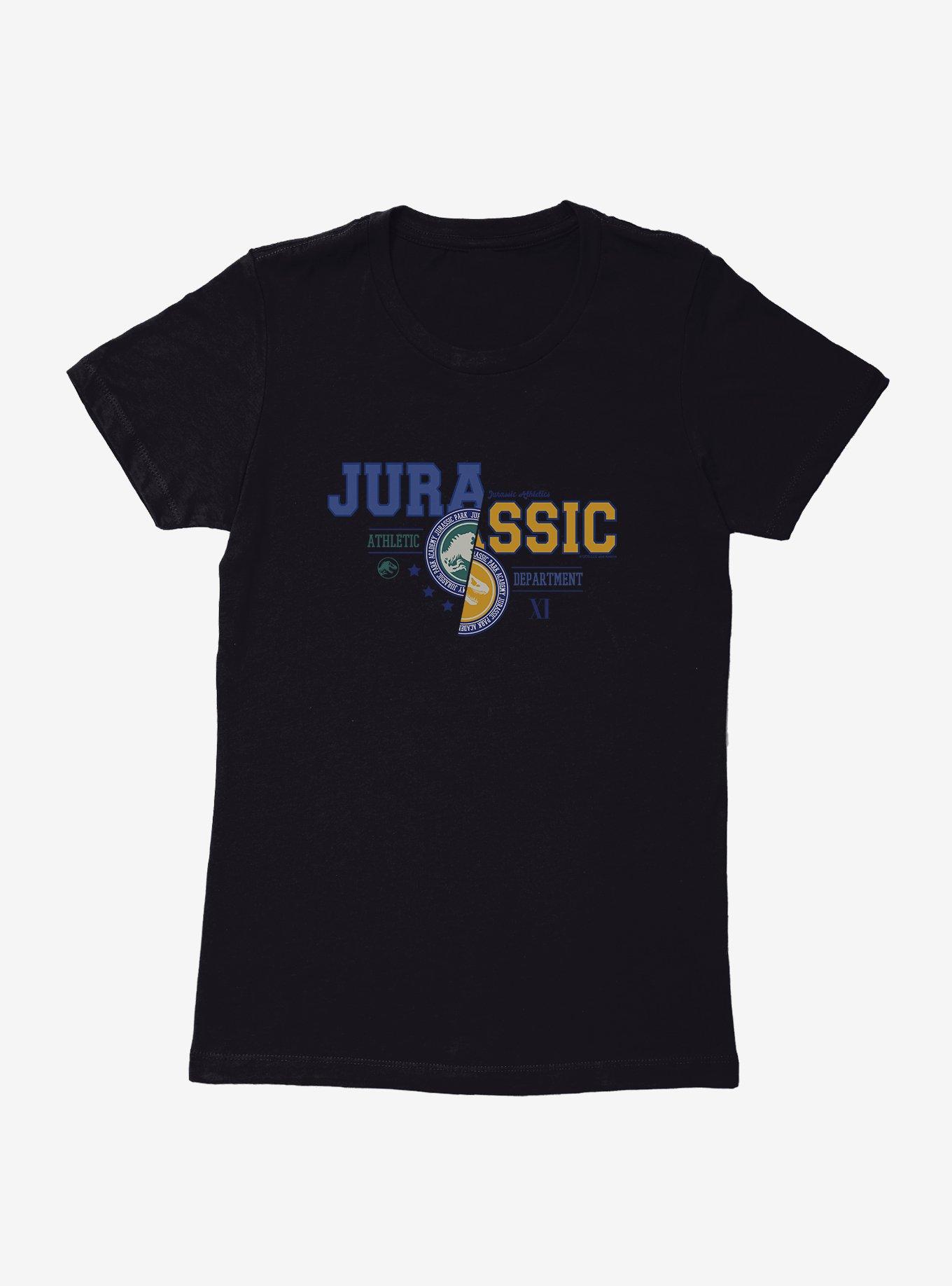 Jurassic Park Atheltics Womens T-Shirt, BLACK, hi-res