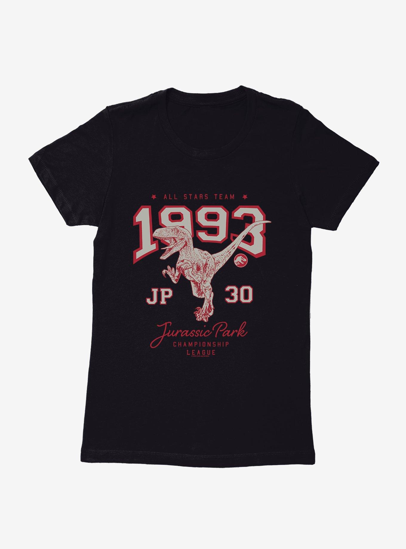 Jurassic Park All Stars Team 1993 Womens T-Shirt, , hi-res