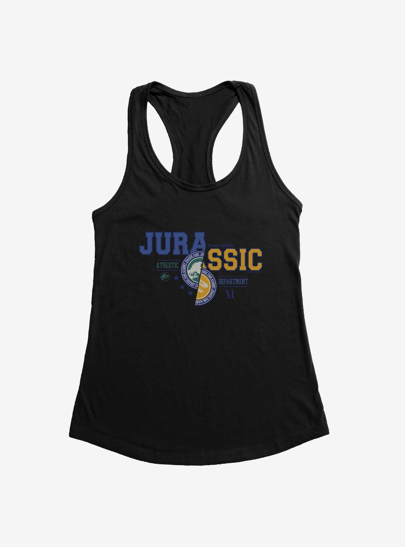 Jurassic Park Atheltics Womens Tank, BLACK, hi-res