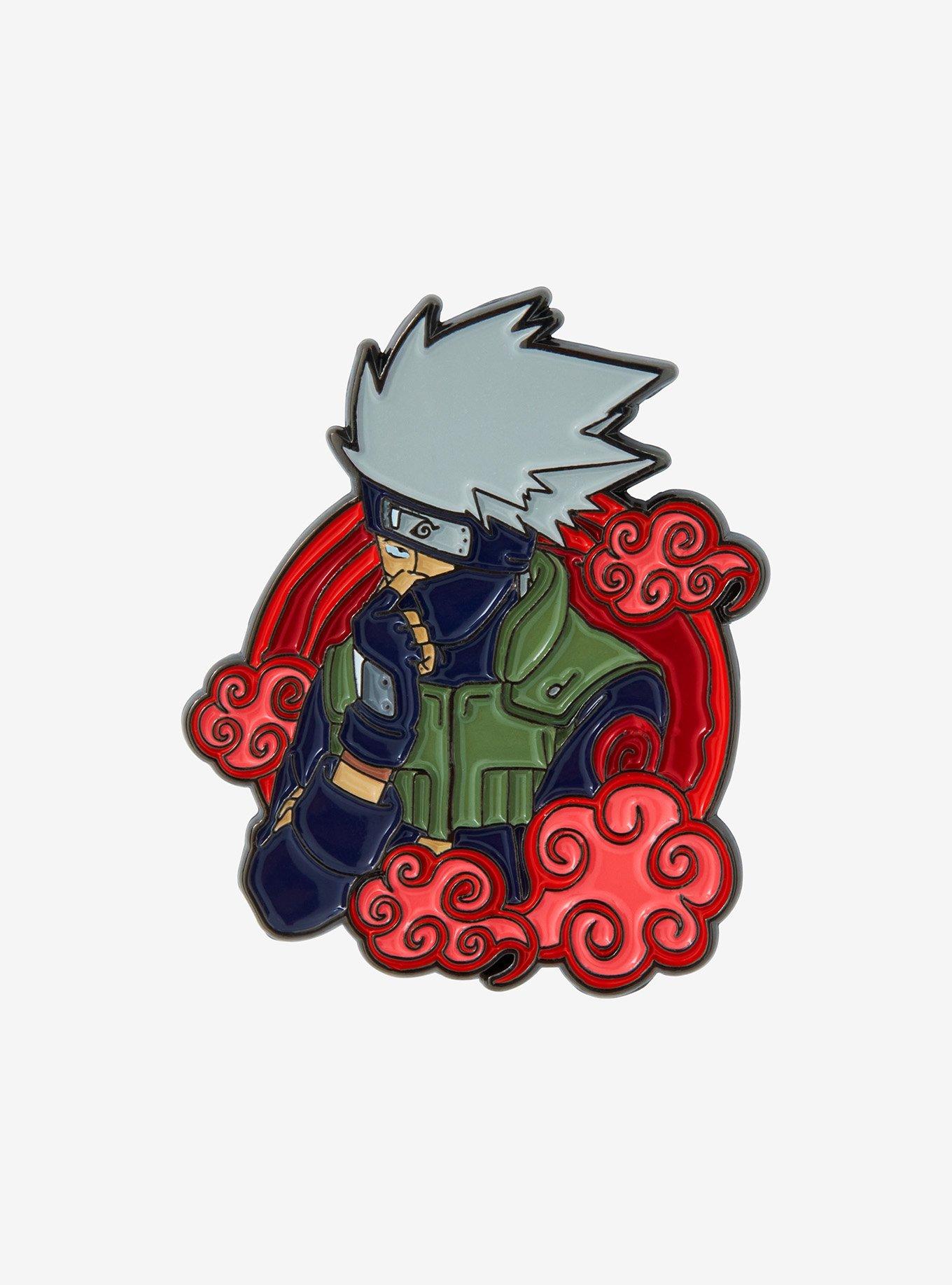 Naruto Shippuden Kakashi Cloud Enamel Pin, , hi-res