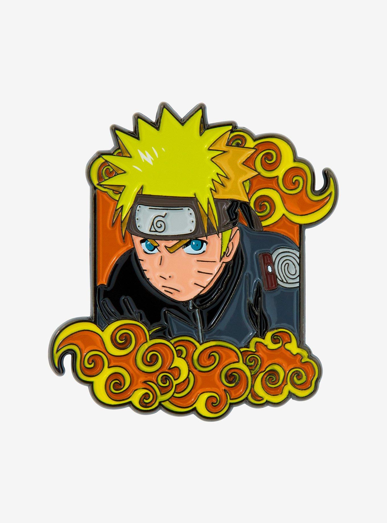 Naruto Shippuden Naruto Cloud Enamel Pin, , hi-res