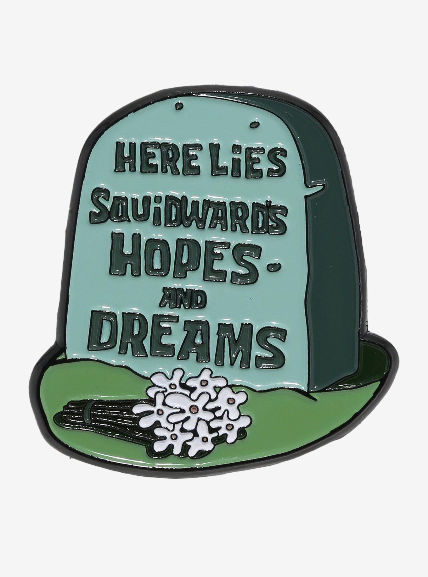 SpongeBob SquarePants Squidward's Hopes & Dreams Enamel Pin, , hi-res