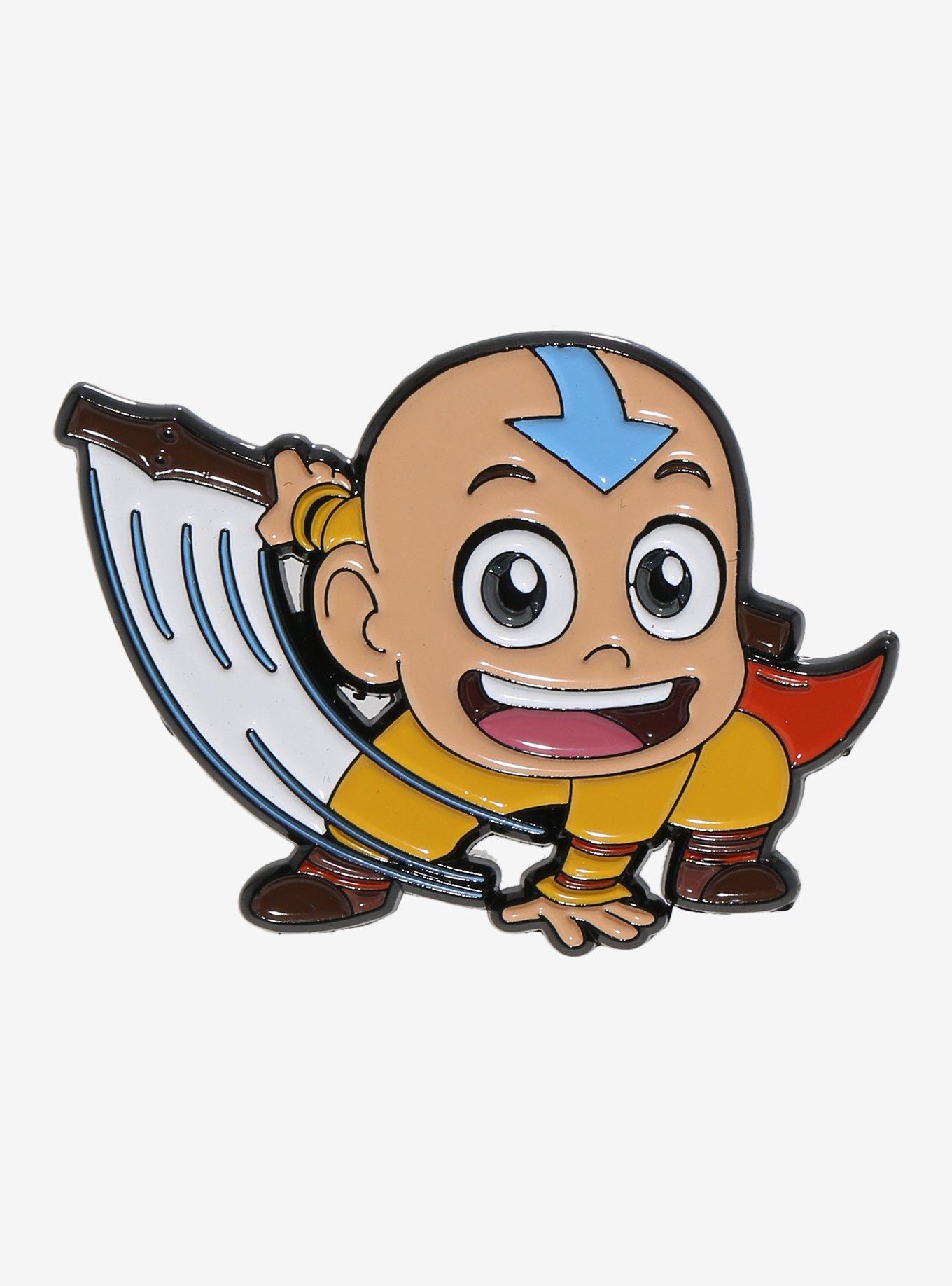 Avatar: The Last Air Bender Chibi Aang Enamel Pin, , hi-res