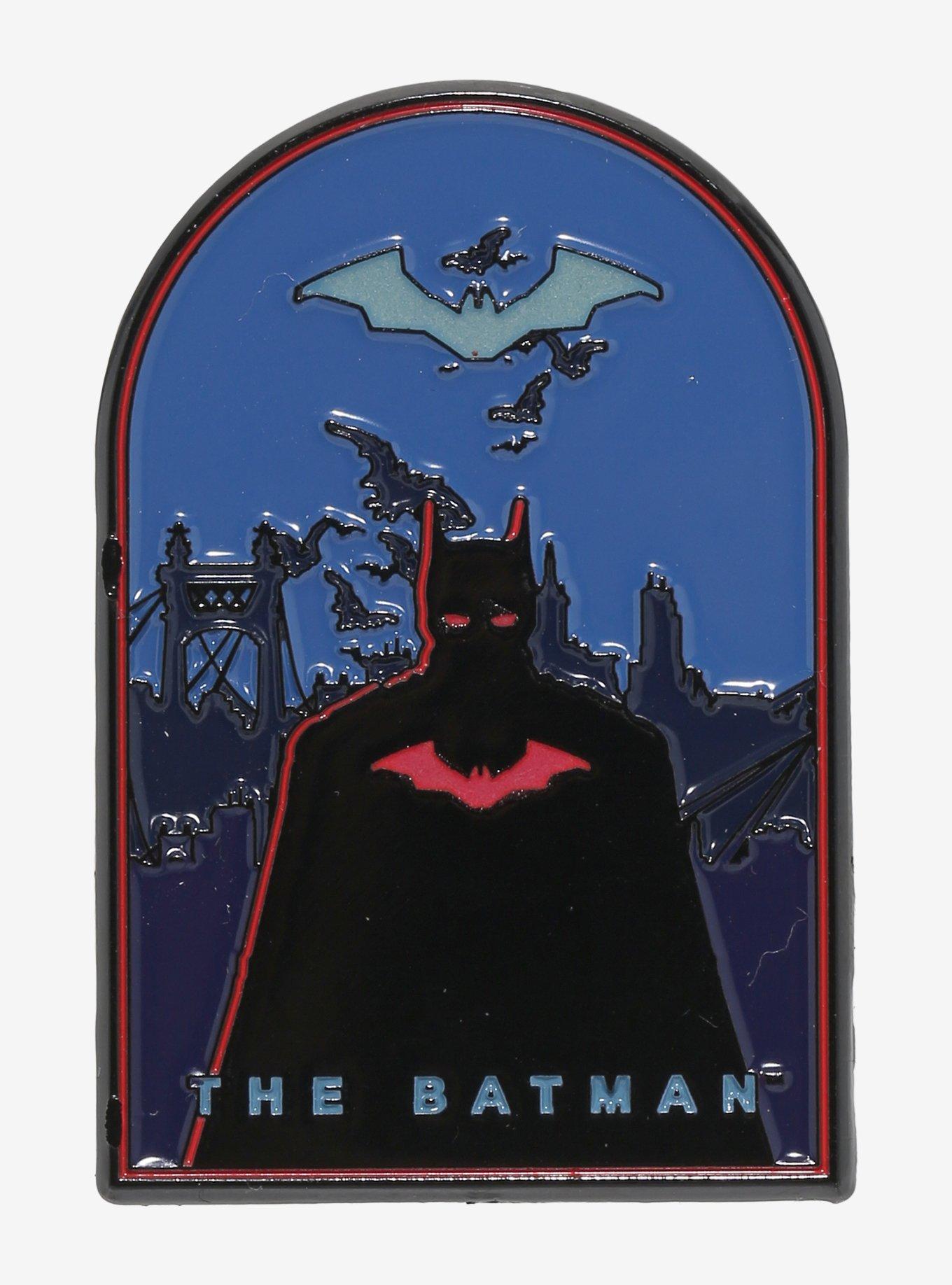 DC Comics The Batman Silhouette Enamel Pin, , hi-res