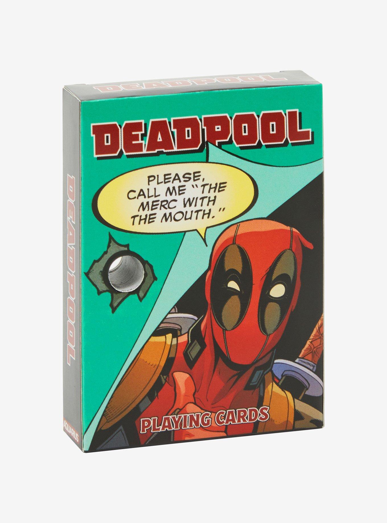 Marvel Deadpool Quotes Playing Cards, , hi-res