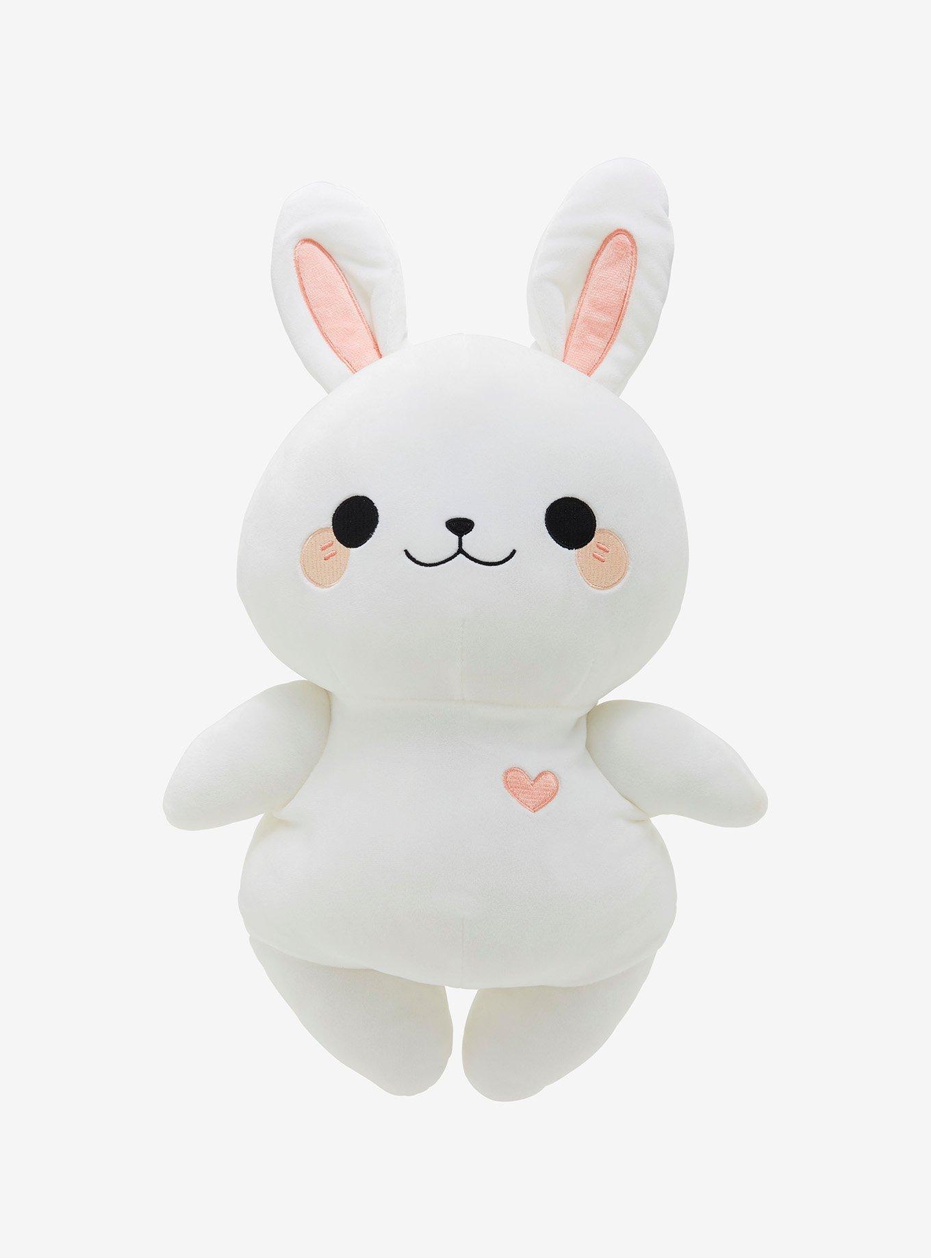 Honeymaru White Bunny Weighted Plush, , hi-res