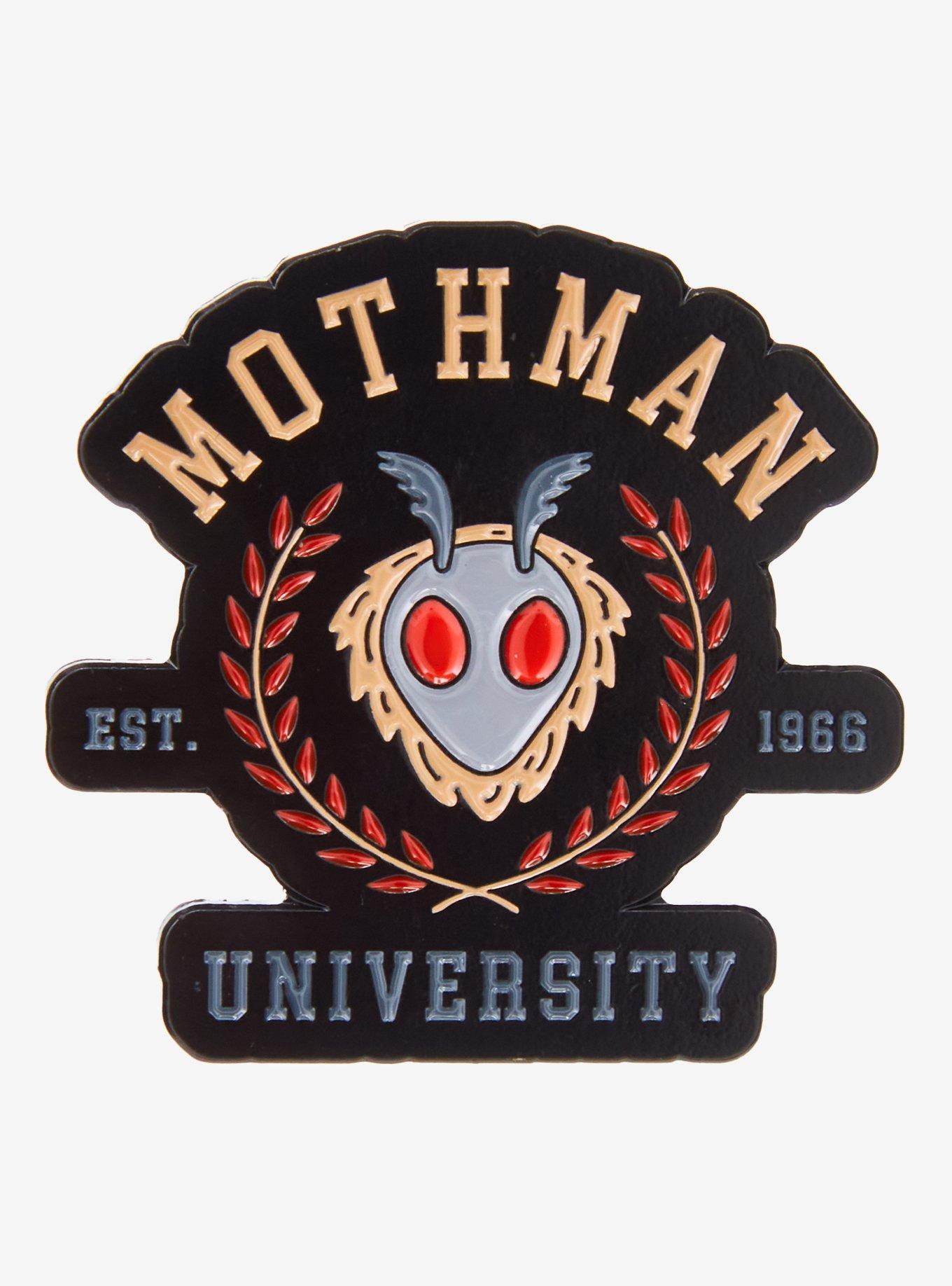 Mothman University Enamel Pin, , hi-res