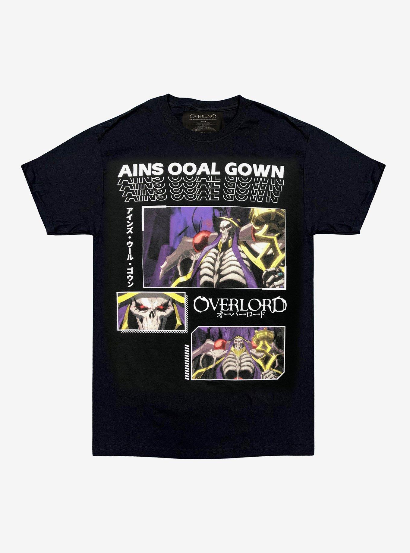 Overlord Ains Ooal Gown Panel Portrait T-Shirt - BoxLunch Exclusive, , hi-res