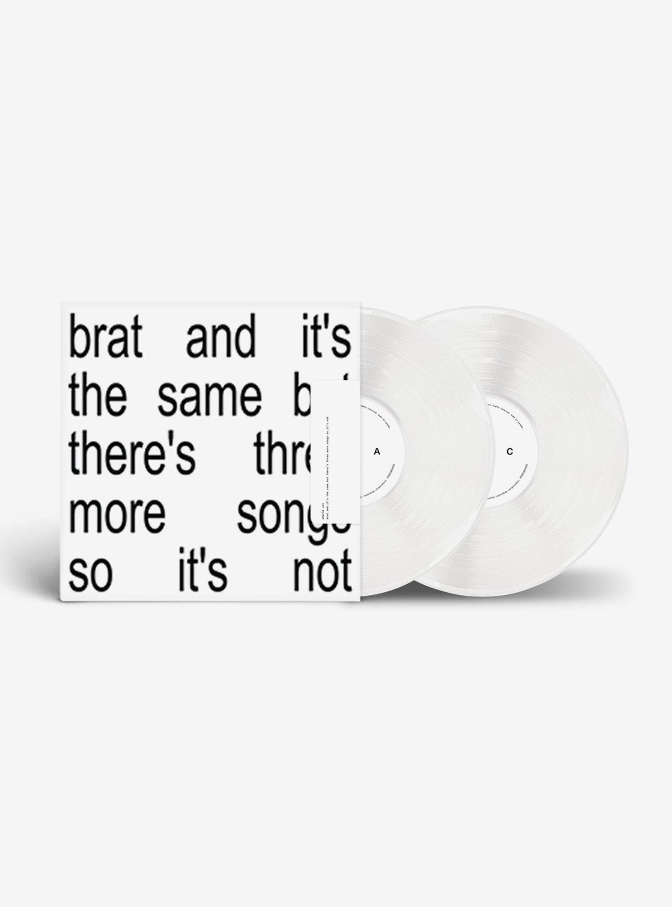 Charli XCX Brat and it’s the same but there’s three more songs so it’s not (White) Vinyl LP, , hi-res