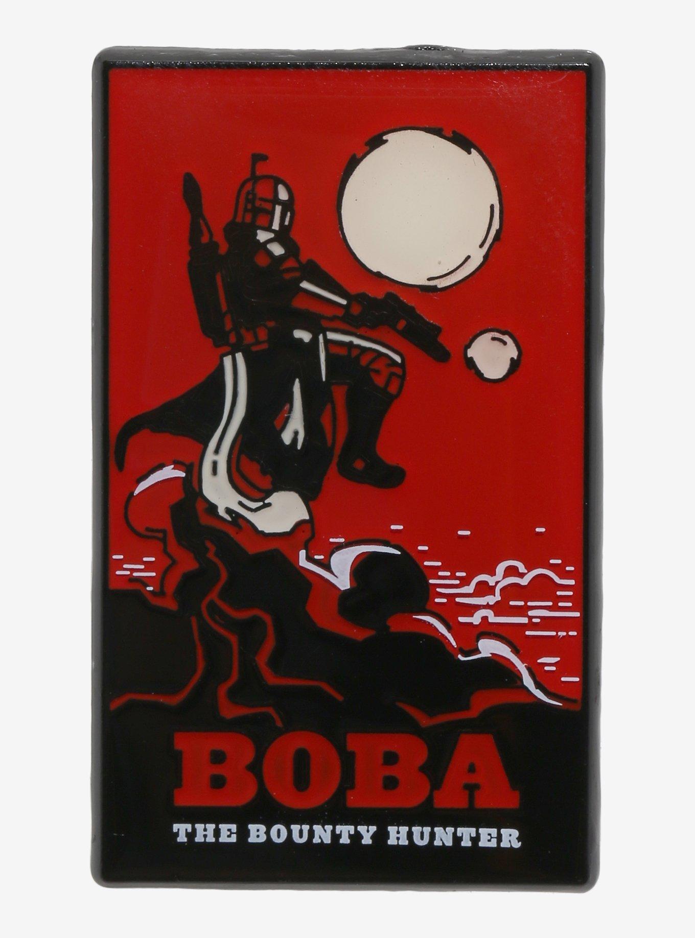 Star Wars The Book Of Boba Fett Poster Enamel Pin, , hi-res