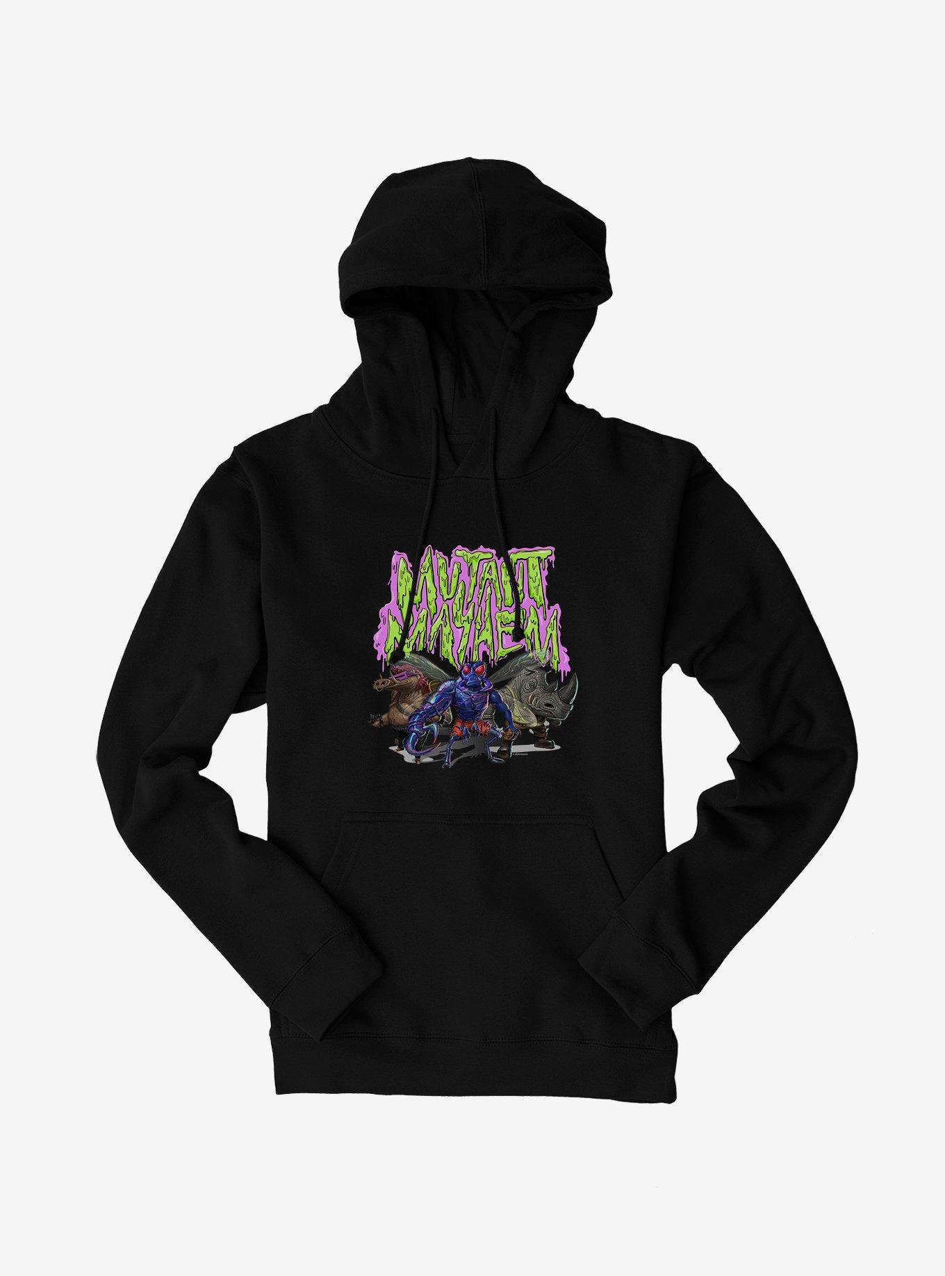 Teenage Mutant Ninja Turtles Mutant Mayhem Superfly Bebop & Rocksteady Hoodie, BLACK, hi-res