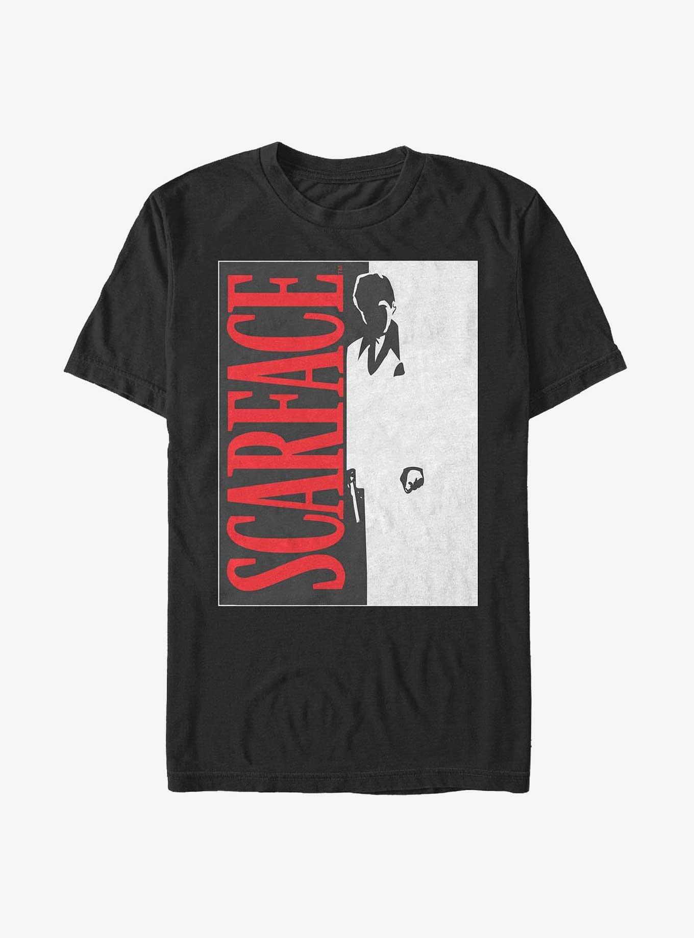 Scarface Poster T-Shirt, BLACK, hi-res