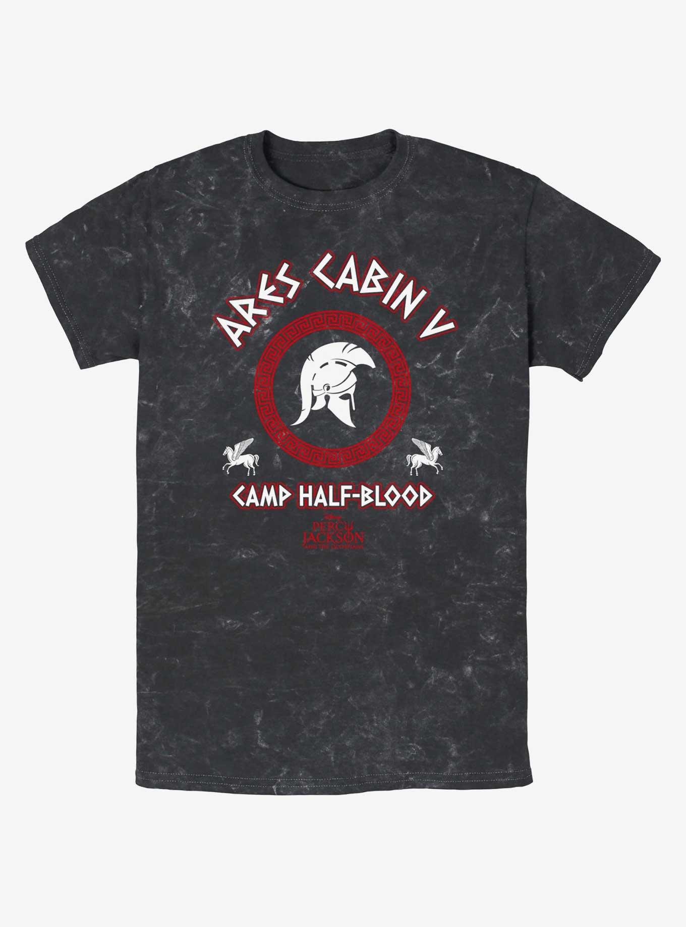 Disney Percy Jackson And The Olympians Ares Cabin Camp Half Blood Mineral Wash T-Shirt, , hi-res