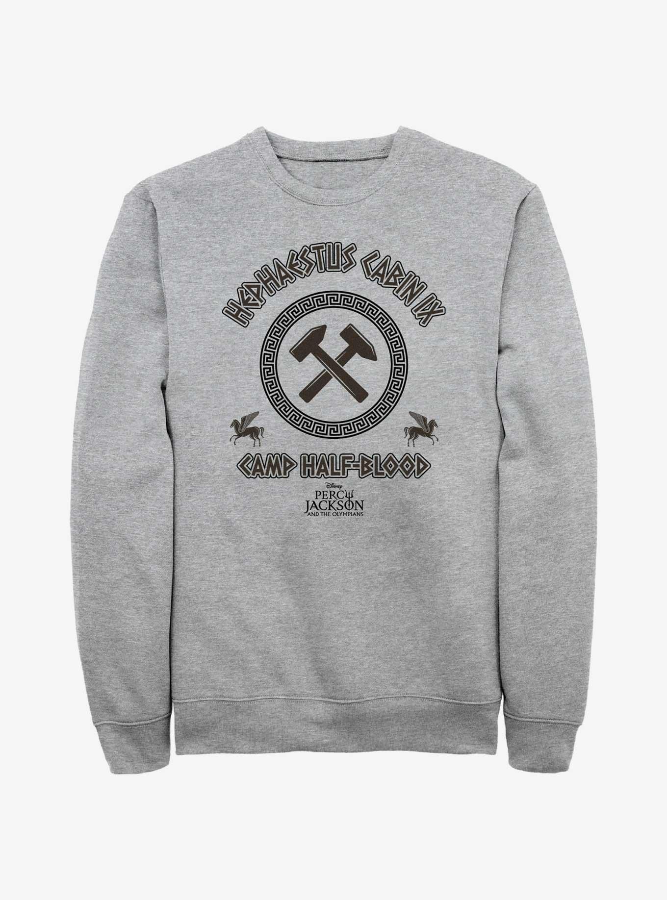 Disney Percy Jackson And The Olympians Hephaestus Cabin Sweatshirt, ATH HTR, hi-res