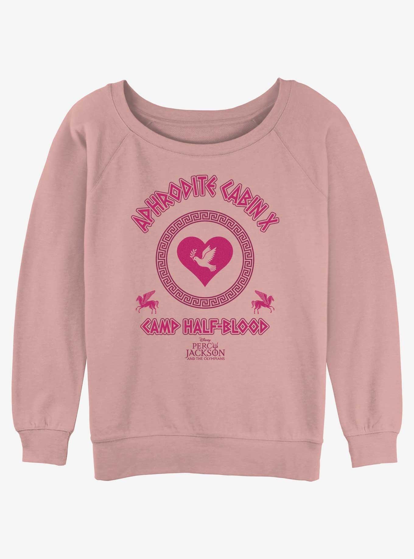 Disney Percy Jackson And The Olympians Aphrodite Cabin Girls Slouchy Sweatshirt, , hi-res