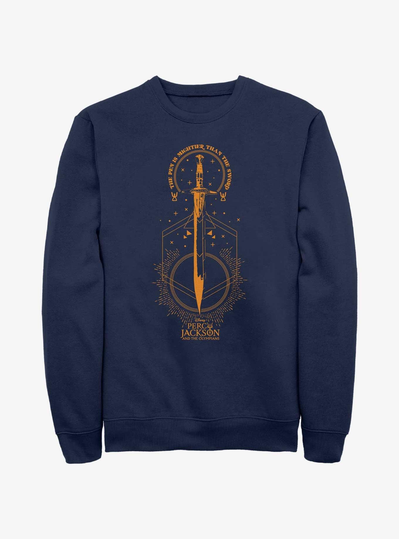 Disney Percy Jackson And The Olympians Pen Above Sword Sweatshirt, , hi-res