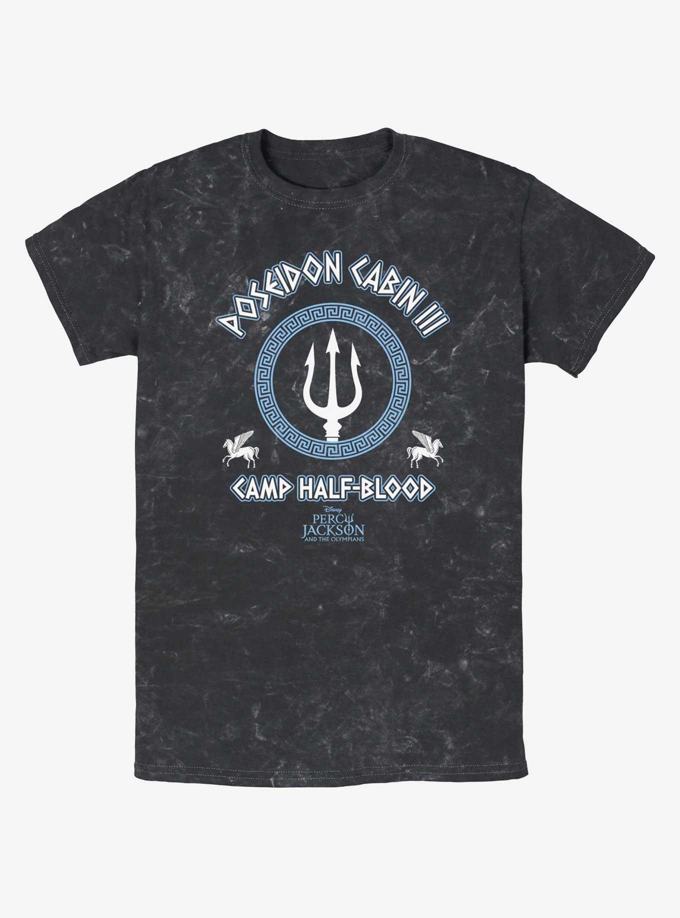 Disney Percy Jackson And The Olympians Poseidon Cabin Mineral Wash T-Shirt