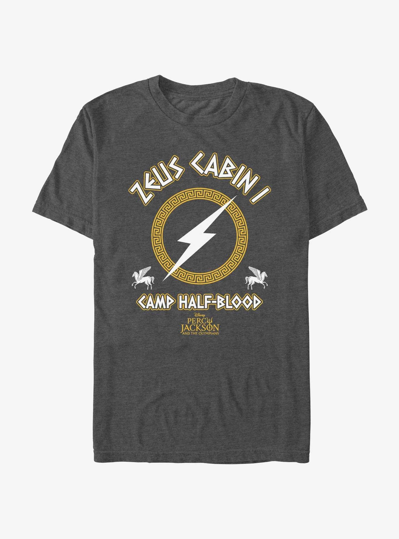 Disney Percy Jackson And The Olympians Zeus Cabin T-Shirt, CHAR HTR, hi-res