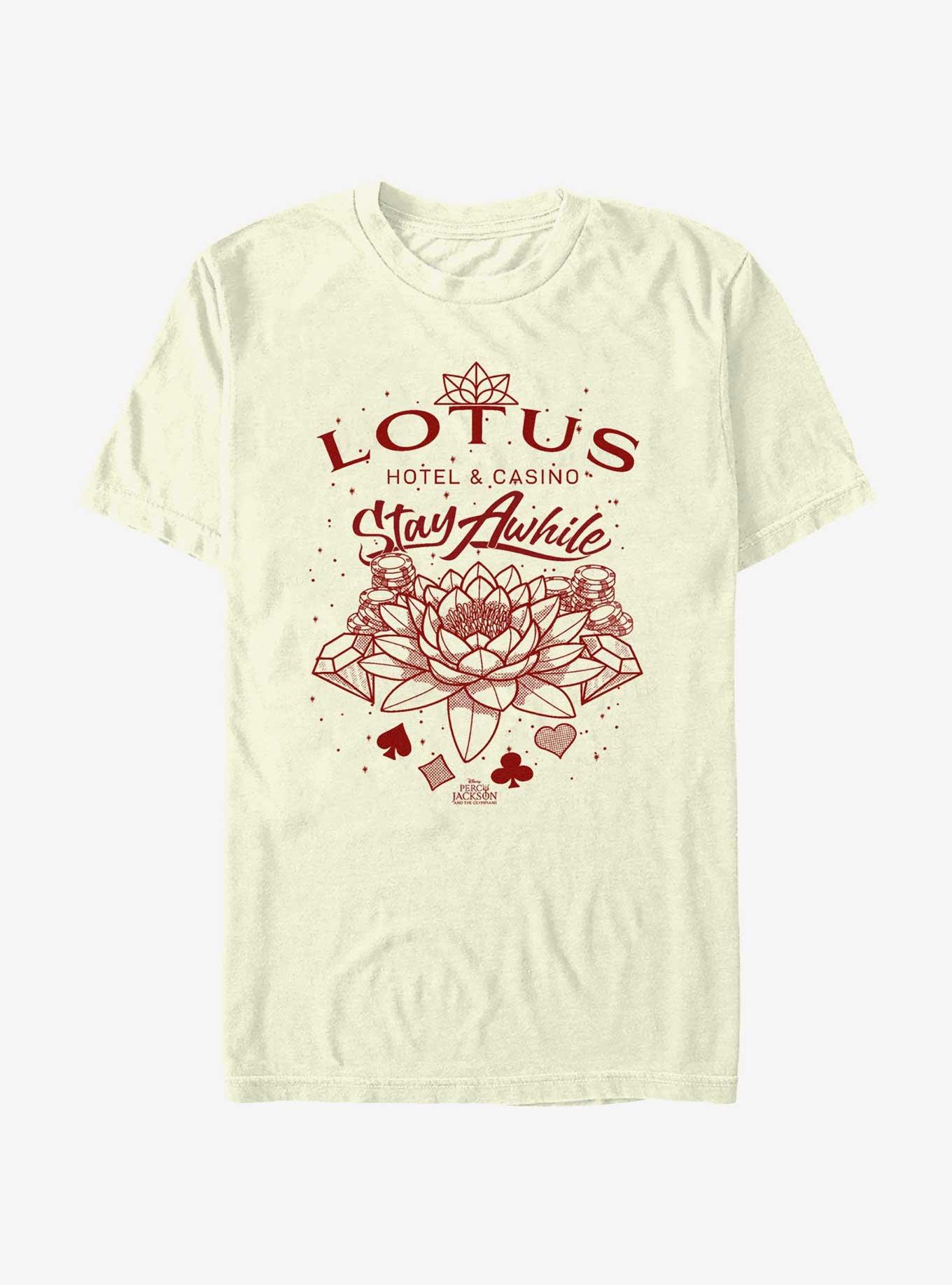 Disney Percy Jackson And The Olympians Lotus Stay A While T-Shirt, , hi-res