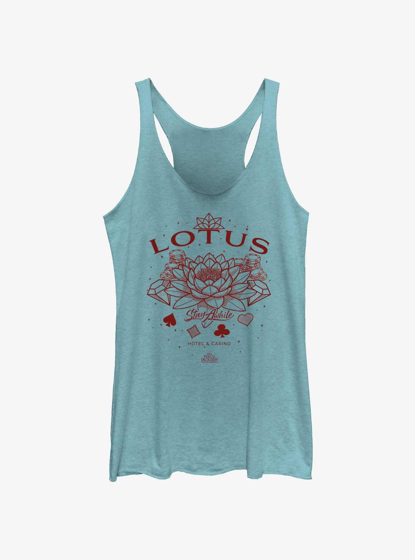 Disney Percy Jackson And The Olympians Lotus Stay A While Girls Tank, , hi-res