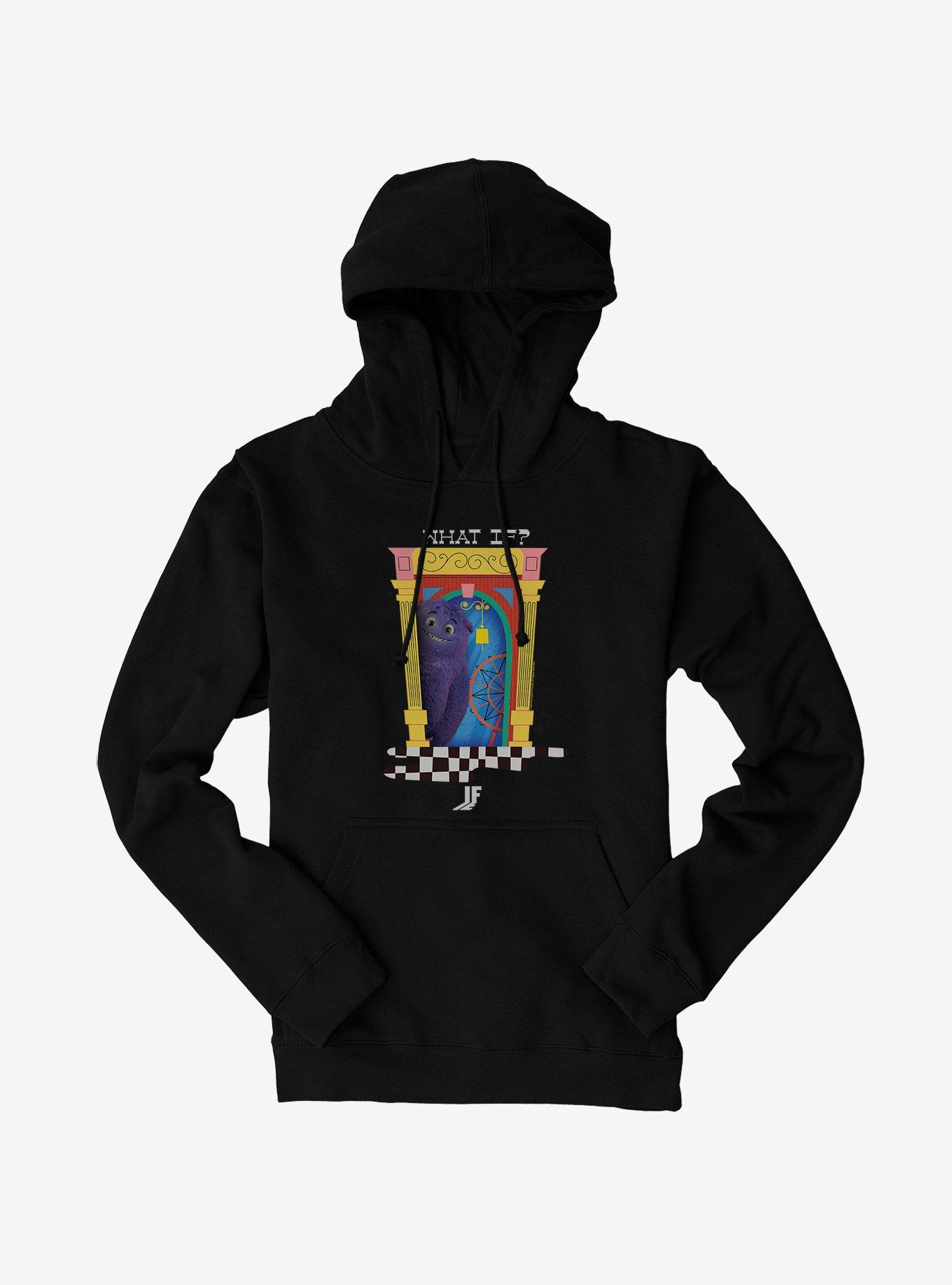 Imaginary Friends What IF? Blue Hoodie, BLACK, hi-res