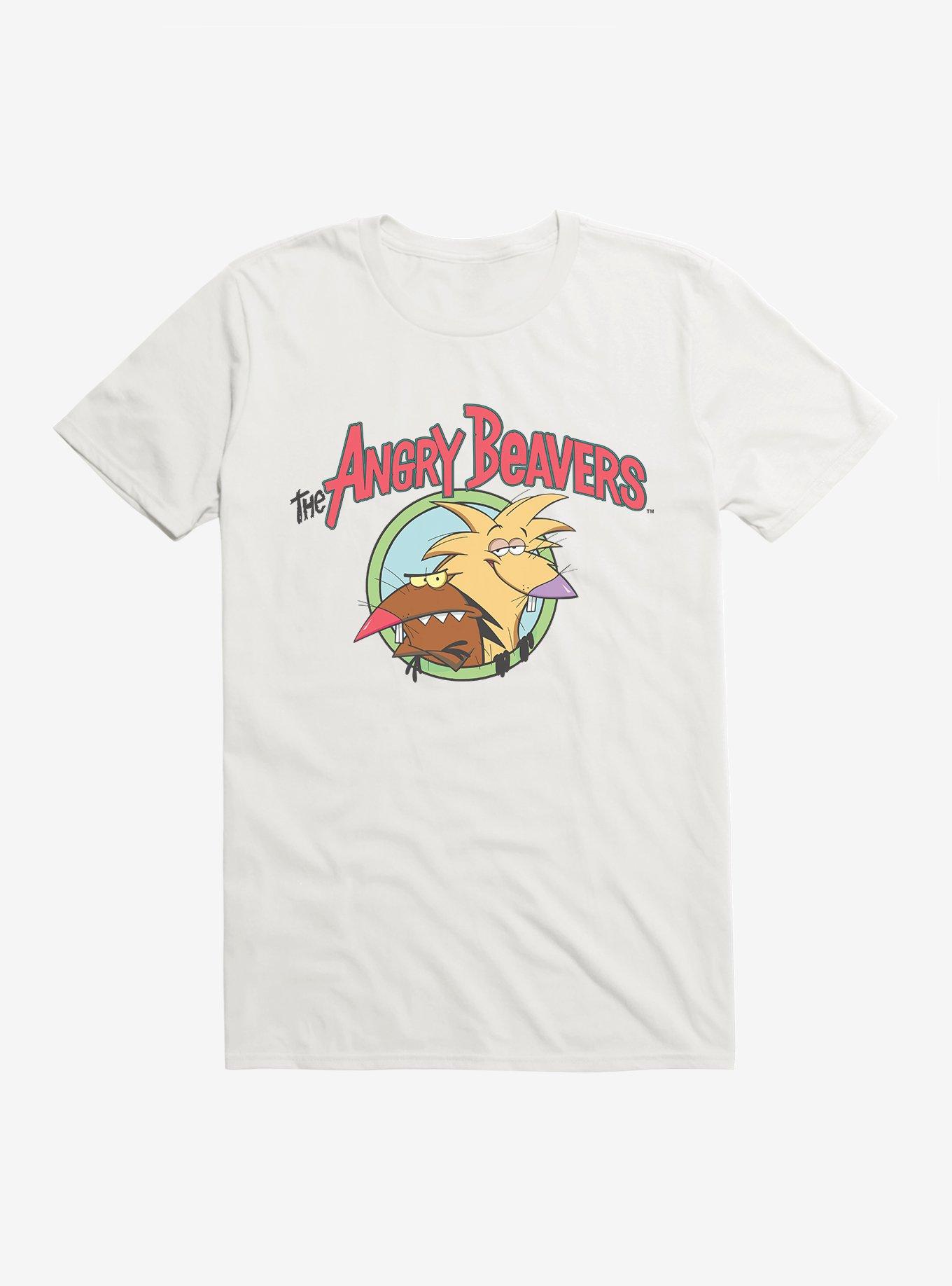 The Angry Beavers Logo T-Shirt, WHITE, hi-res