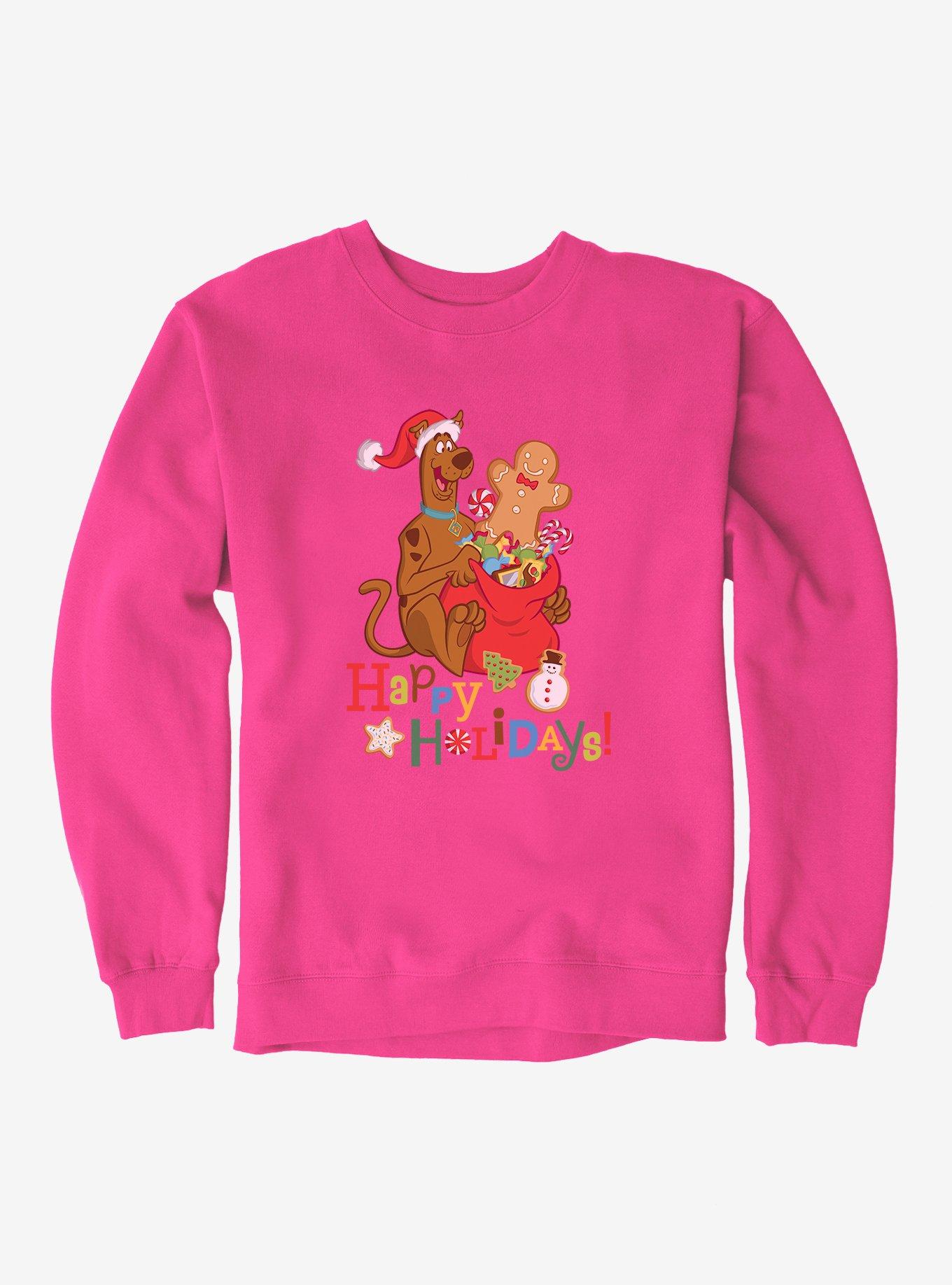 Scooby-Doo Happy Holidays Gingerbread Sweatshirt, HELICONIA, hi-res