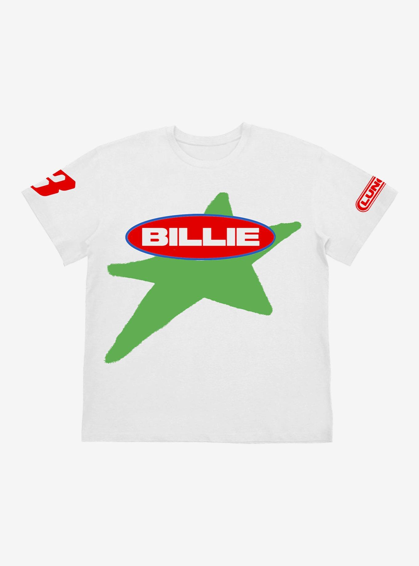 Billie Eilish Green Star T-Shirt, , hi-res