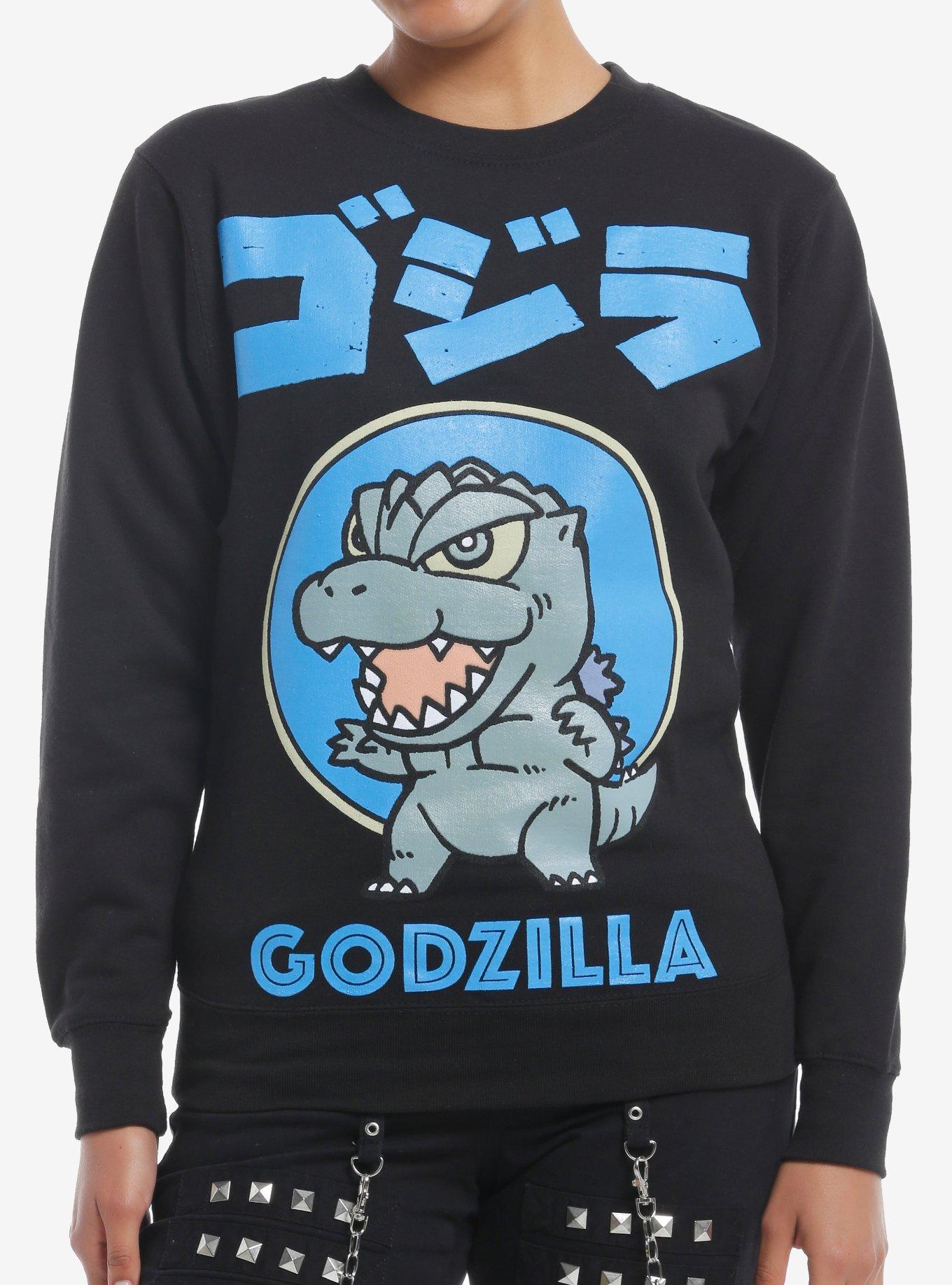 Godzilla Chibi Girls Sweatshirt, , hi-res