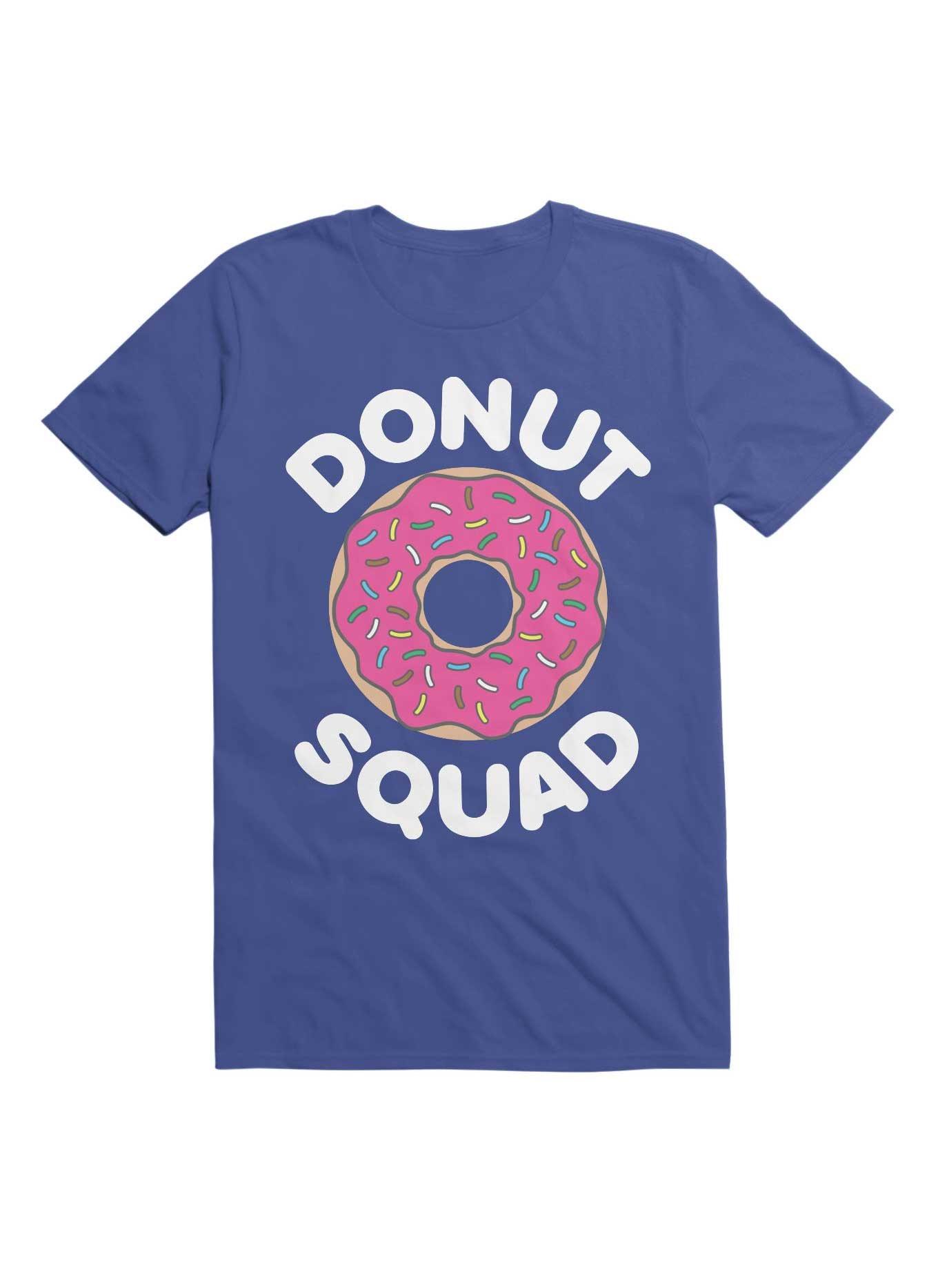Donut Squad Cute Kawaii Food T-Shirt, ROYAL, hi-res