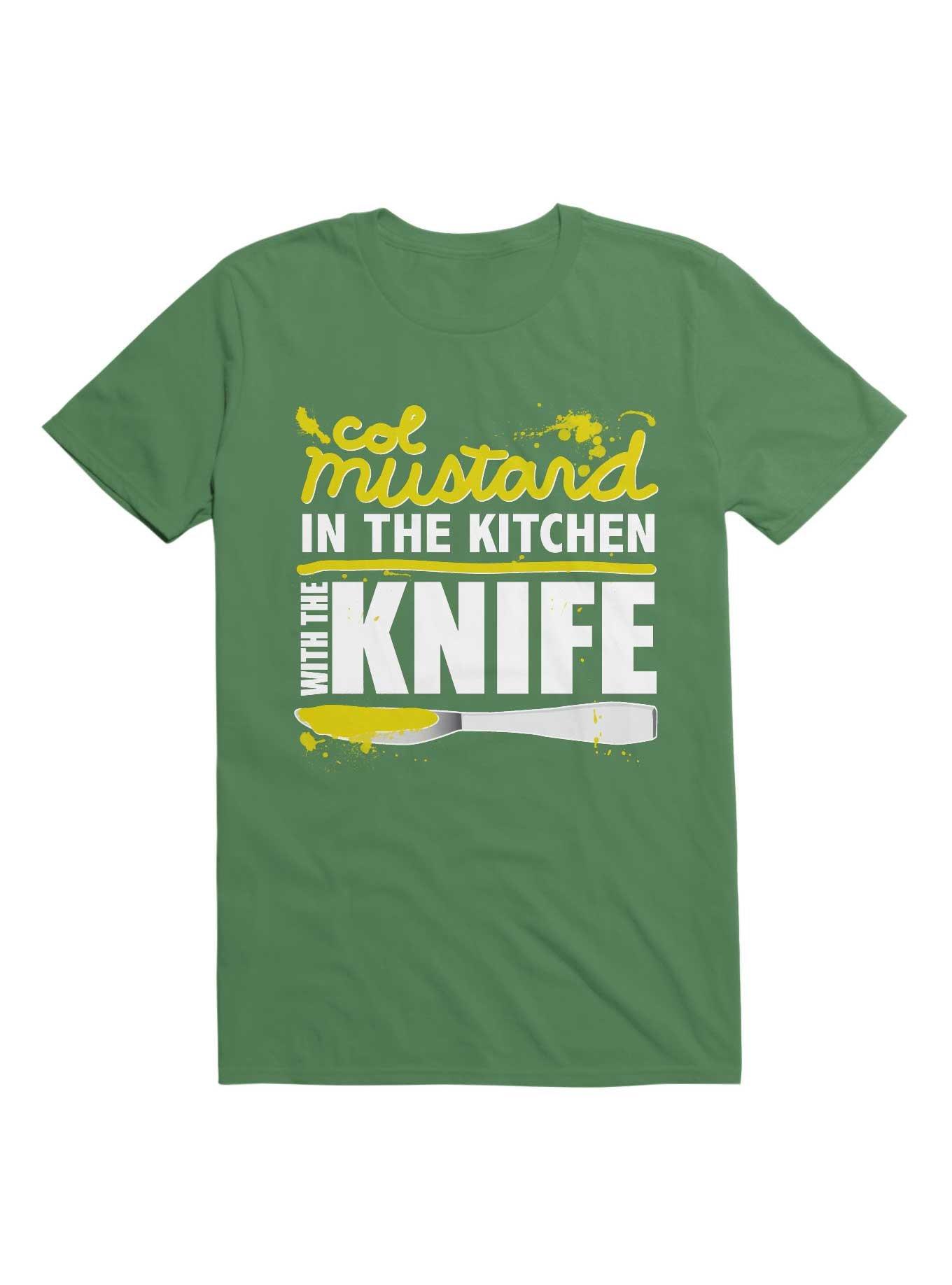 Colonel Mustard in the Kitchen with the Knife T-Shirt, , hi-res