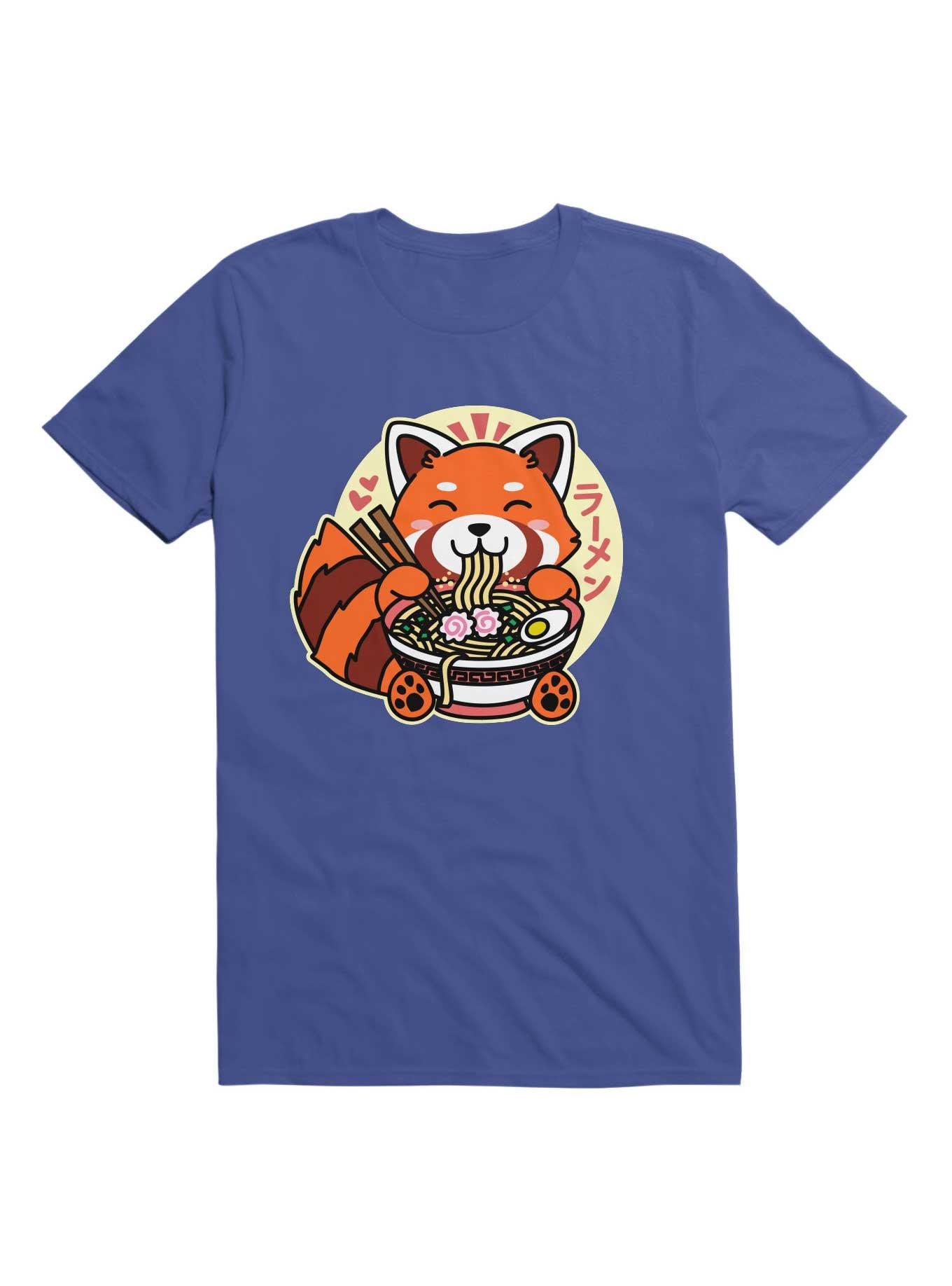 Red Panda Eating Ramen T-Shirt, , hi-res
