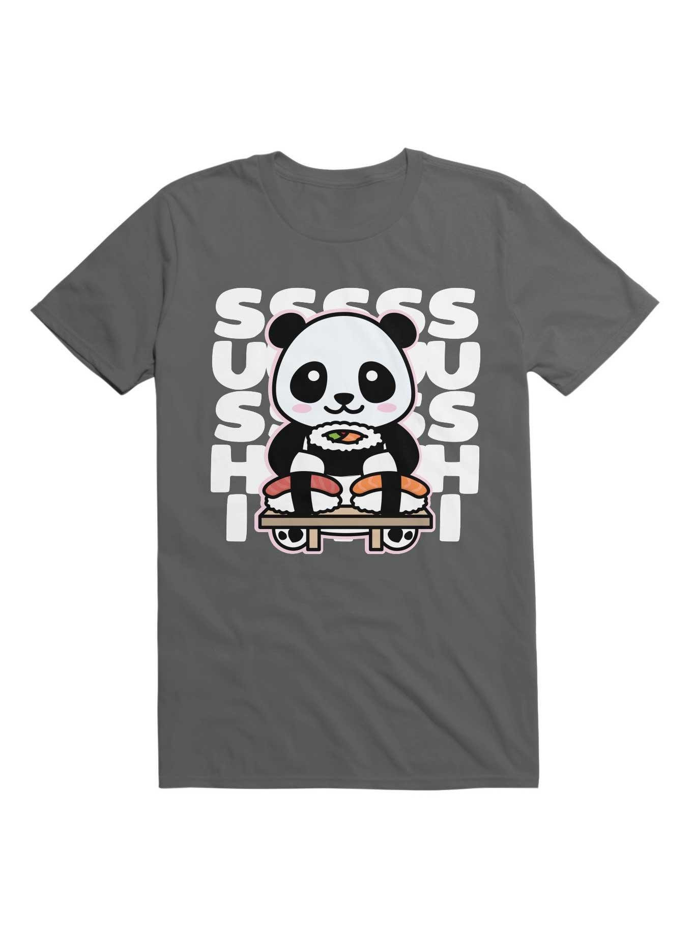 Panda Eating Sushi T-Shirt, , hi-res