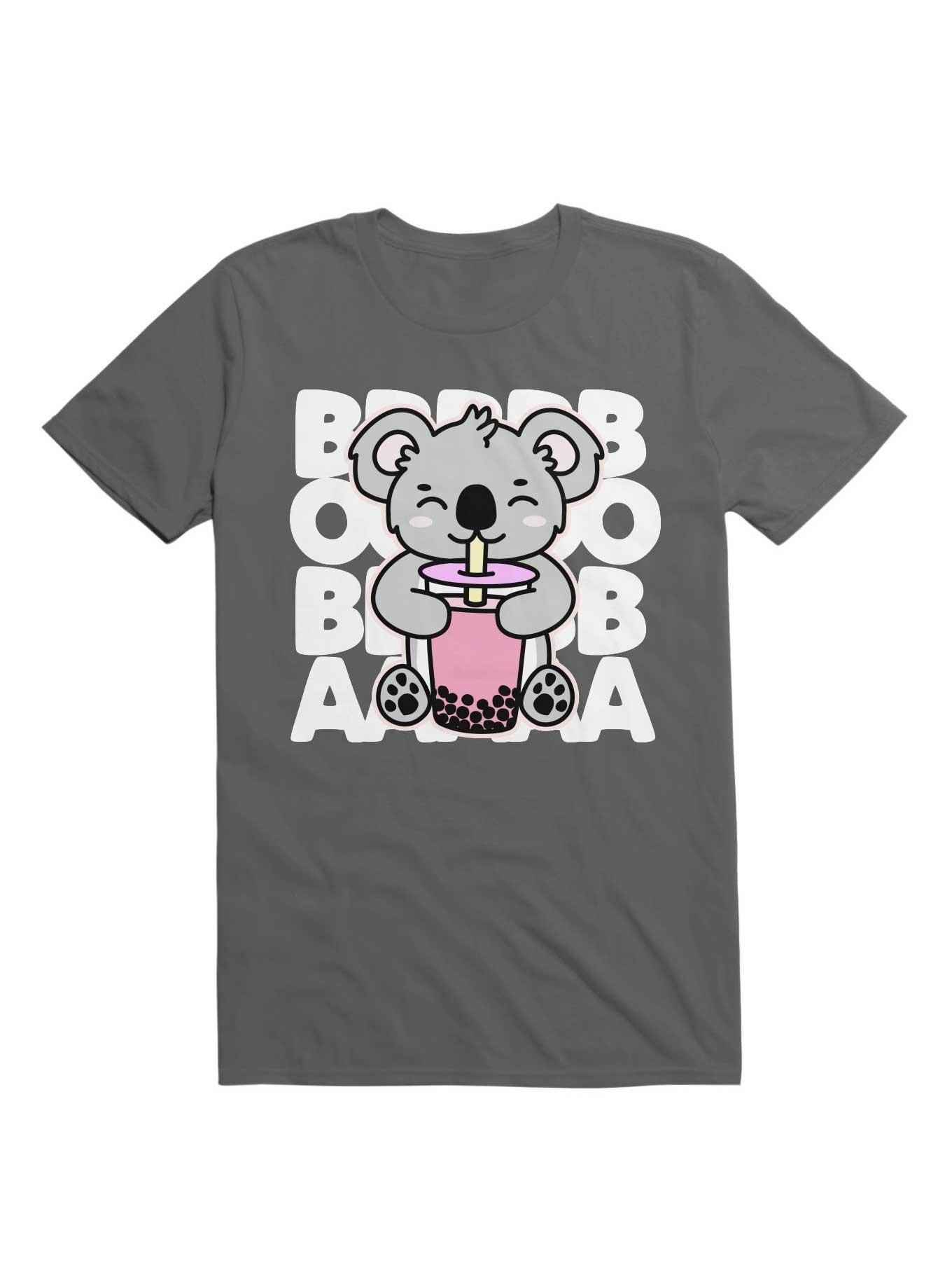 Koala Drinking Boba Tea T-Shirt, , hi-res