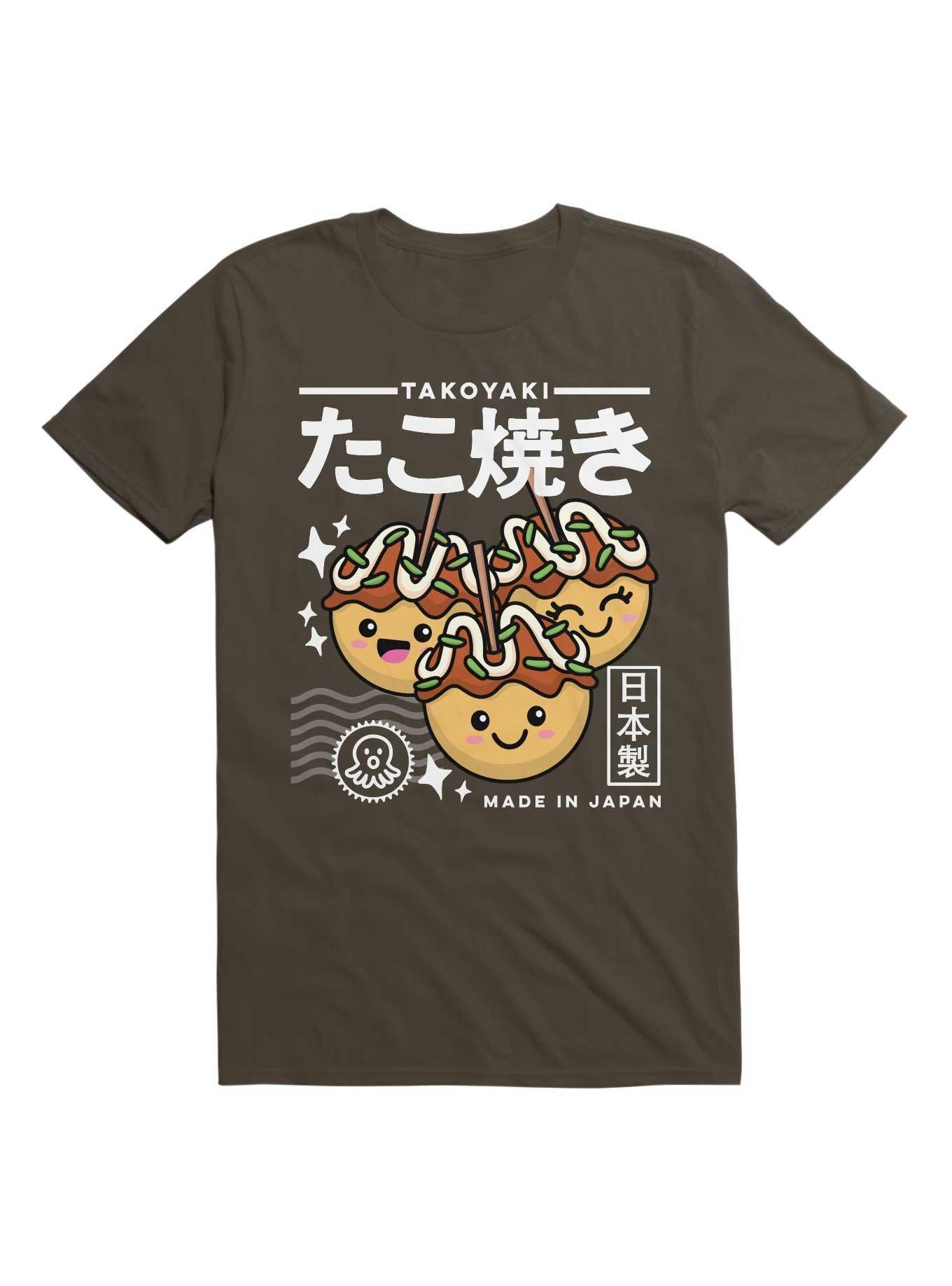 THRDLESS Kawaii Takoyaki Cute Japanese Food T-Shirt