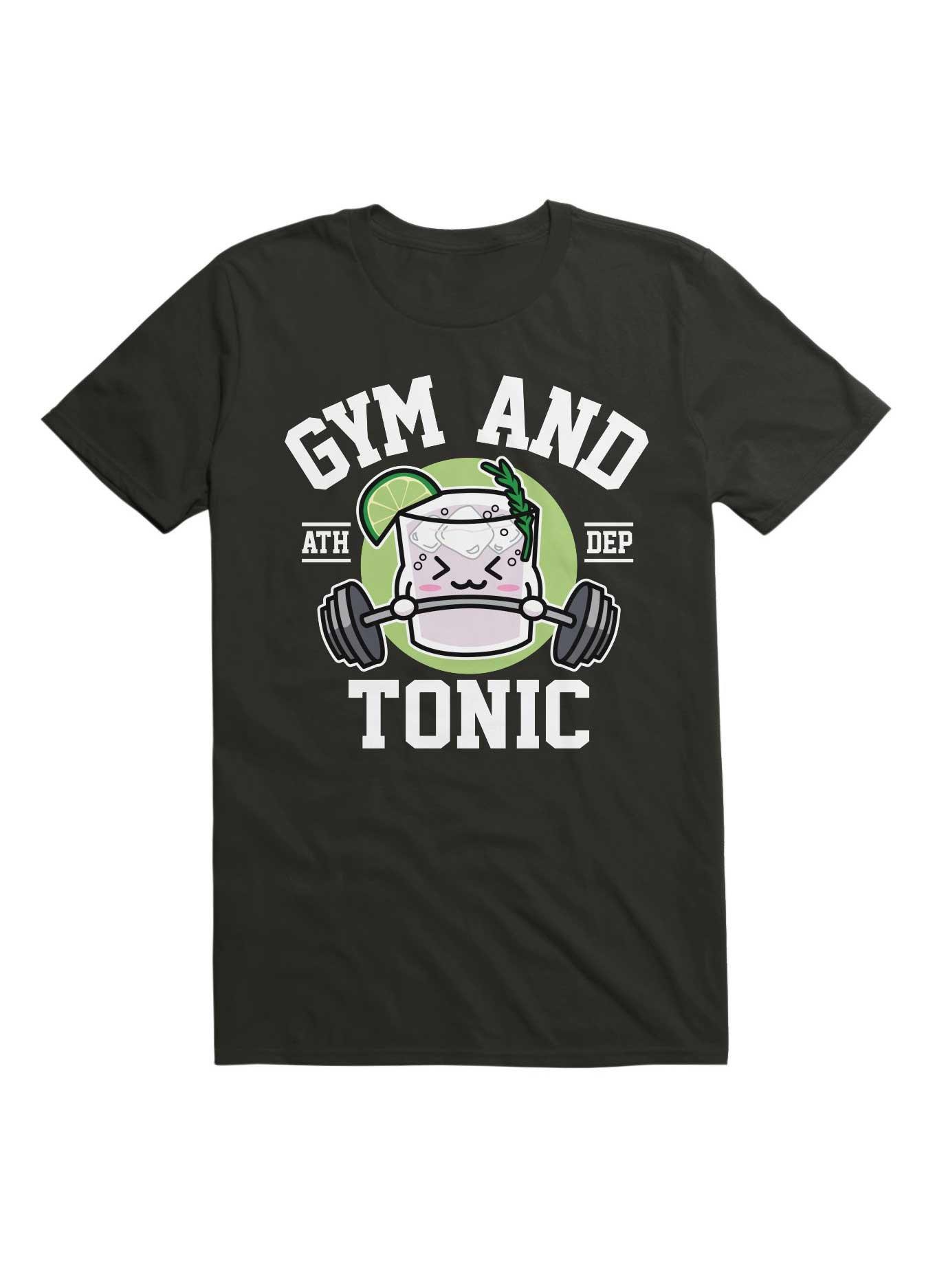 Gym and Tonic Athletic Department T-Shirt, BLACK, hi-res