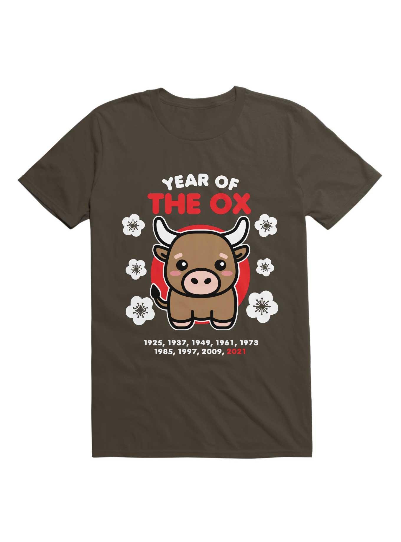 Kawaii Year of the Ox 2021 T-Shirt, , hi-res