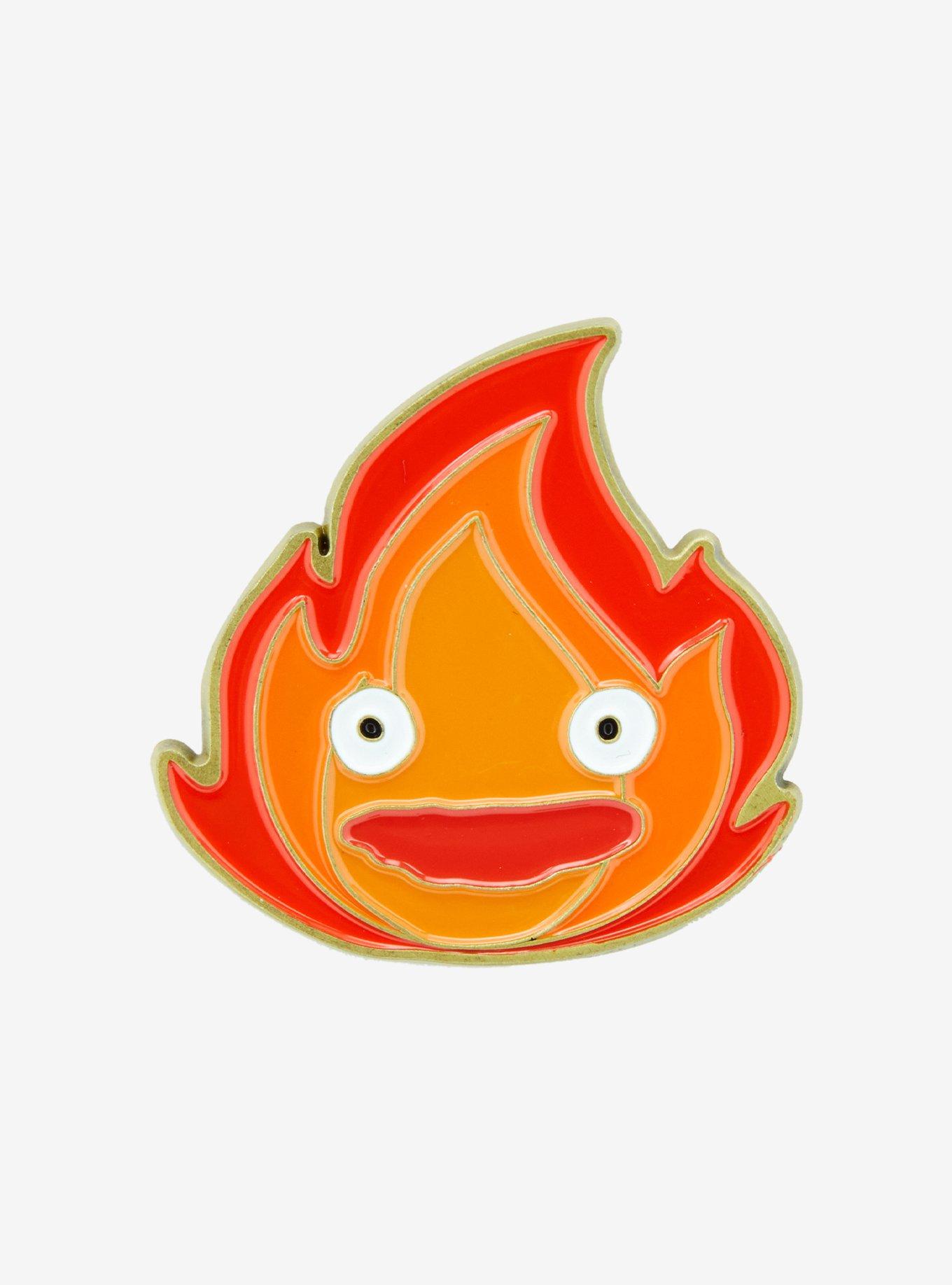 Studio Ghibli® Howl's Moving Castle Calcifer Enamel Pin, , hi-res