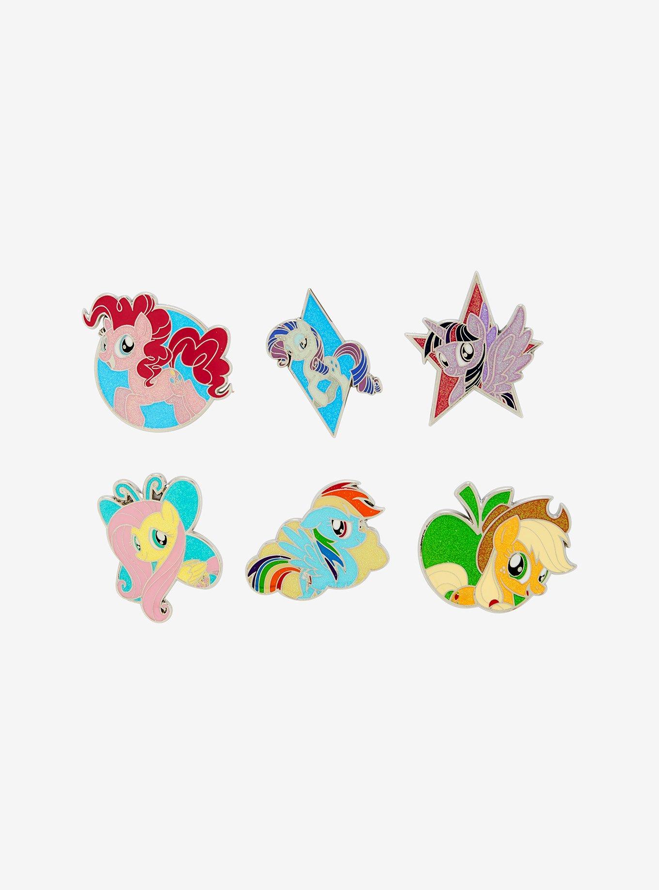 My Little Pony Glittery Character Blind Box Enamel Pin, , hi-res