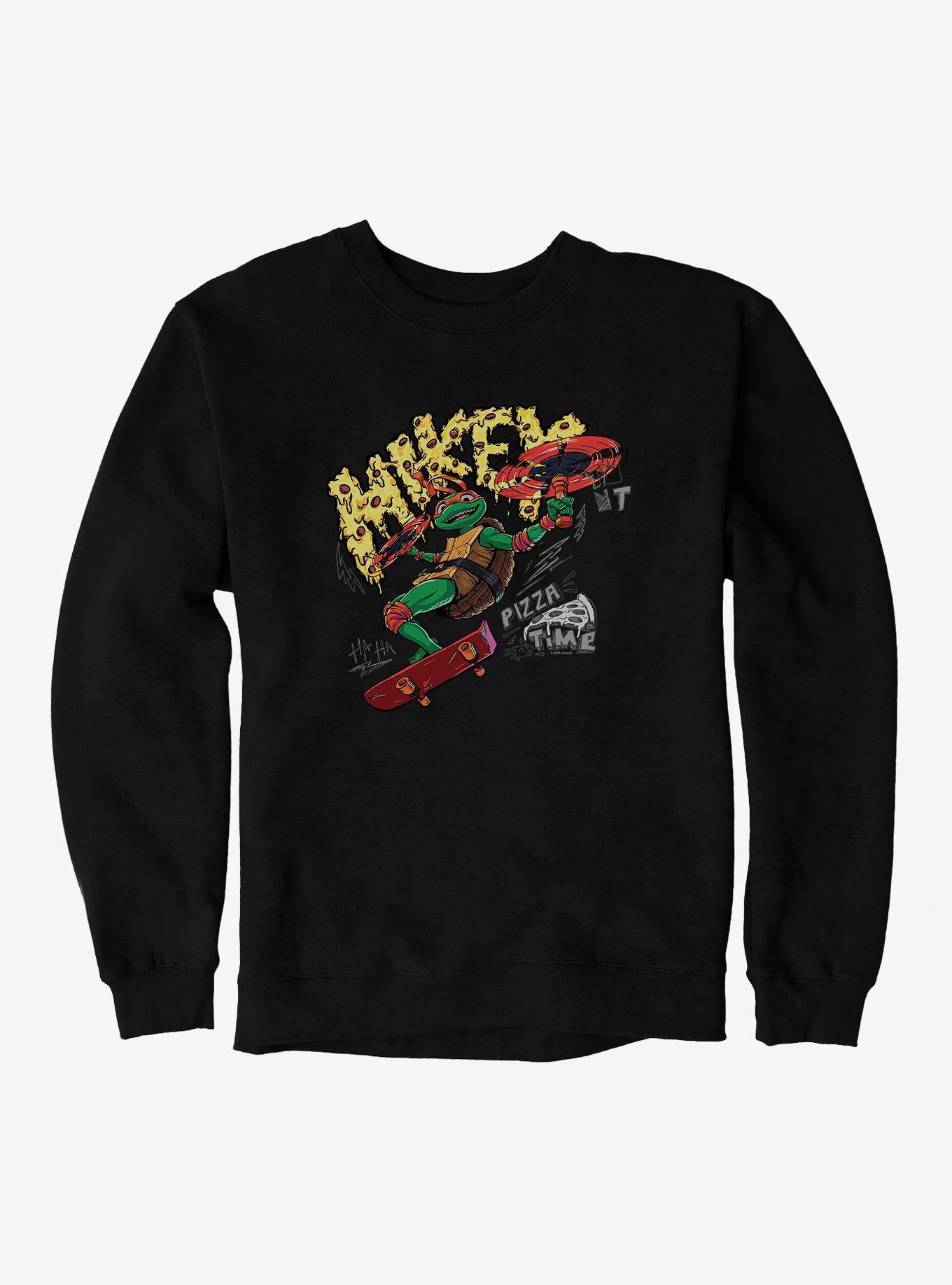 Teenage Mutant Ninja Turtles Mutant Mayhem Mikey Sweatshirt, BLACK, hi-res