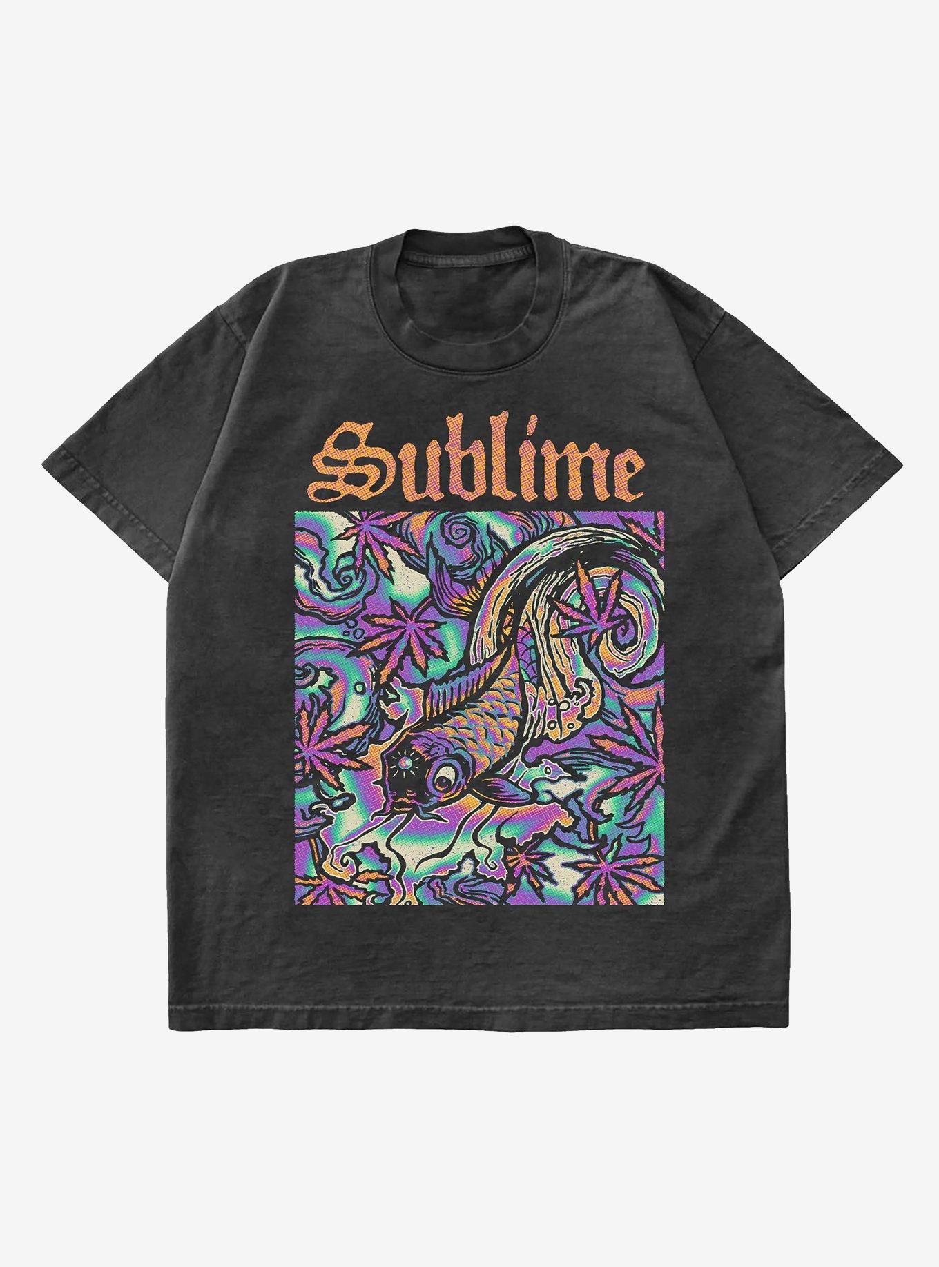 Sublime Psychedelic Fish T-Shirt, , hi-res