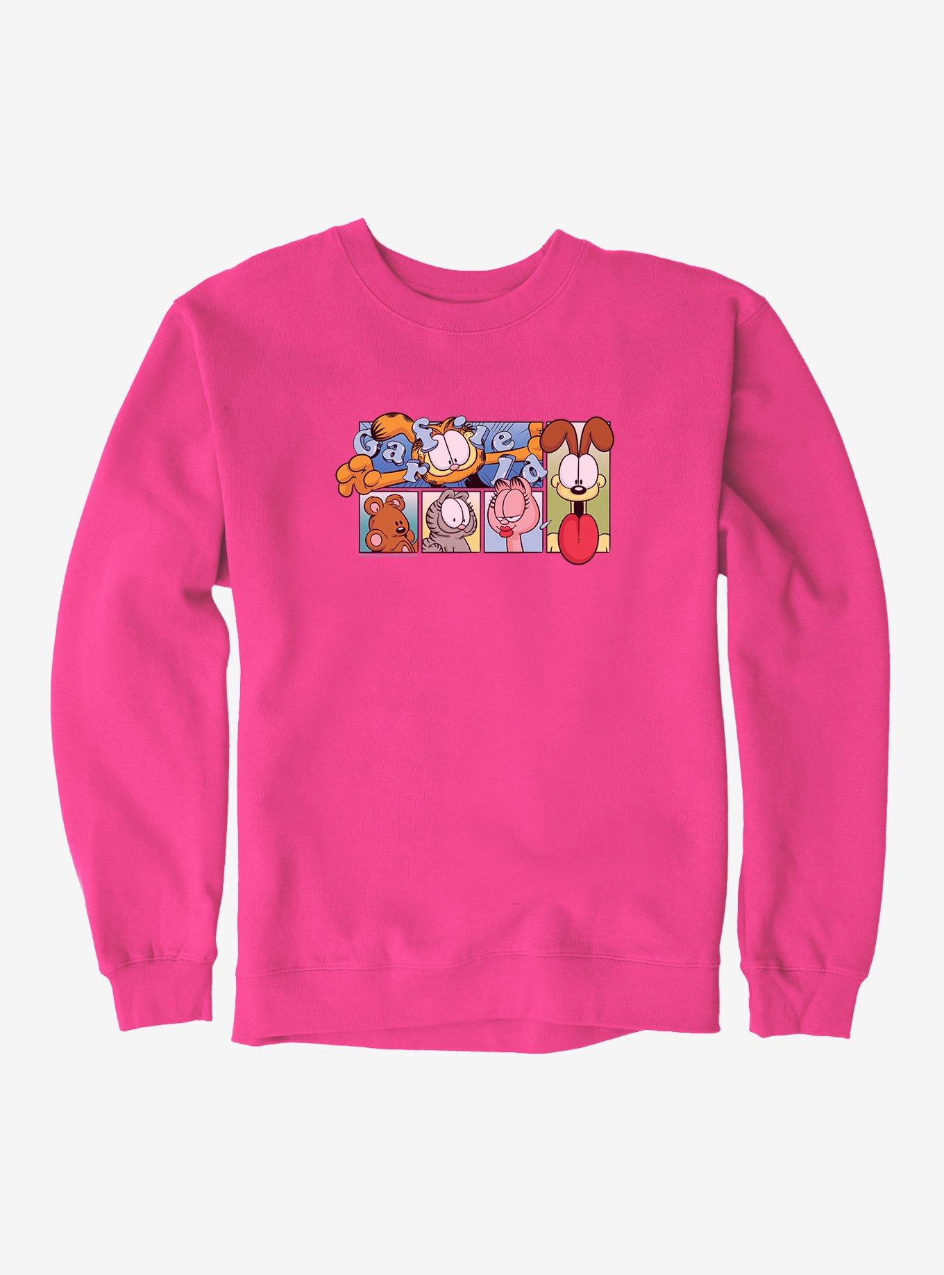 Garfield Characters Boxes Sweatshirt, , hi-res