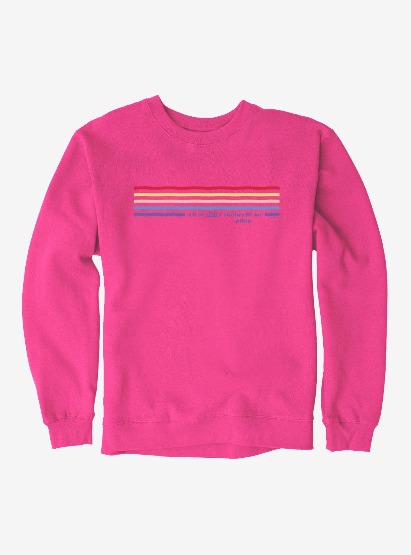 Barbie Movie Allan's Stripes Sweatshirt, HELICONIA, hi-res