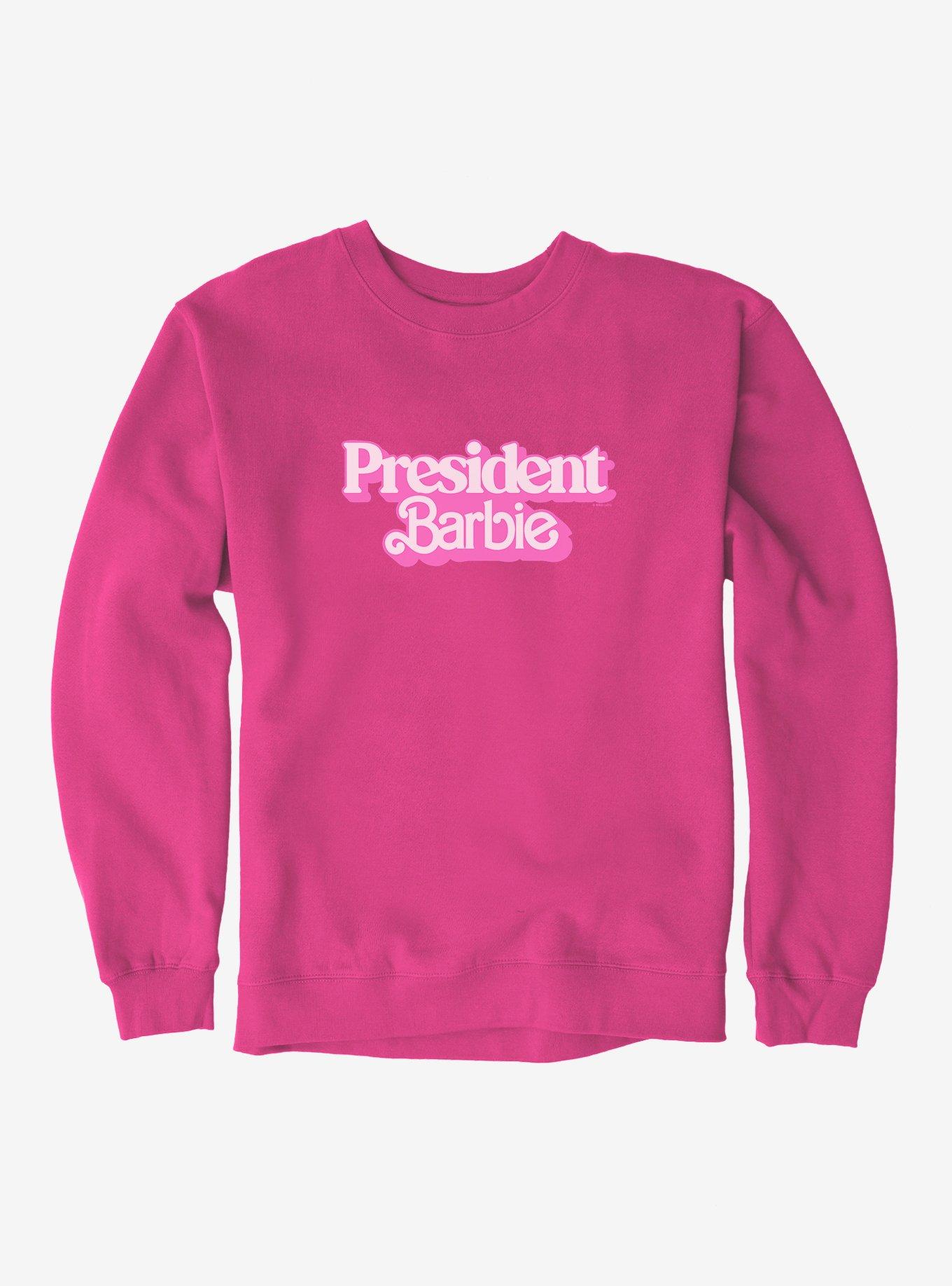 Barbie Movie President Barbie Logo Sweatshirt